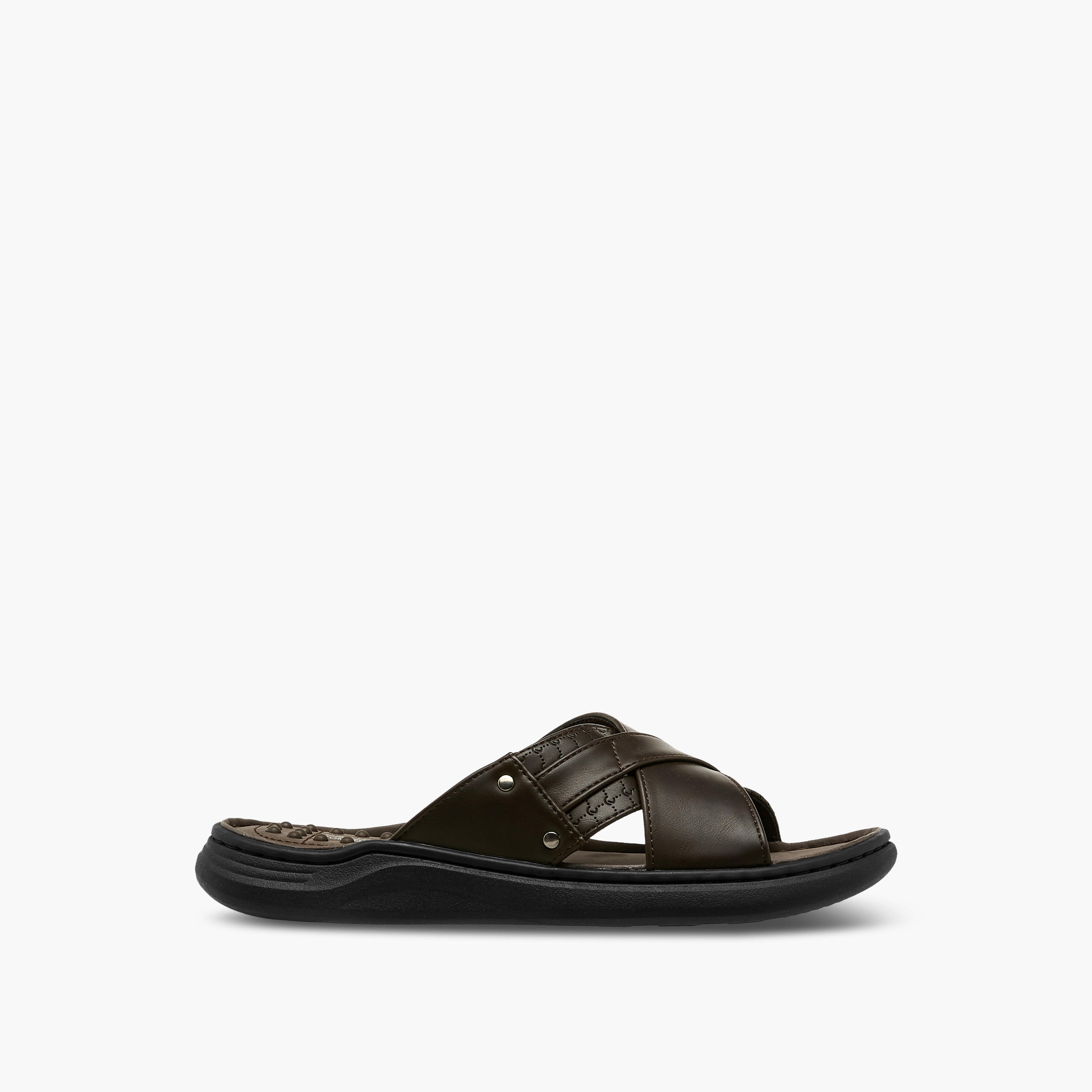 صندل رجالي بحزام متقاطع من لو كونفورت-men-shoes-sandals-image-3