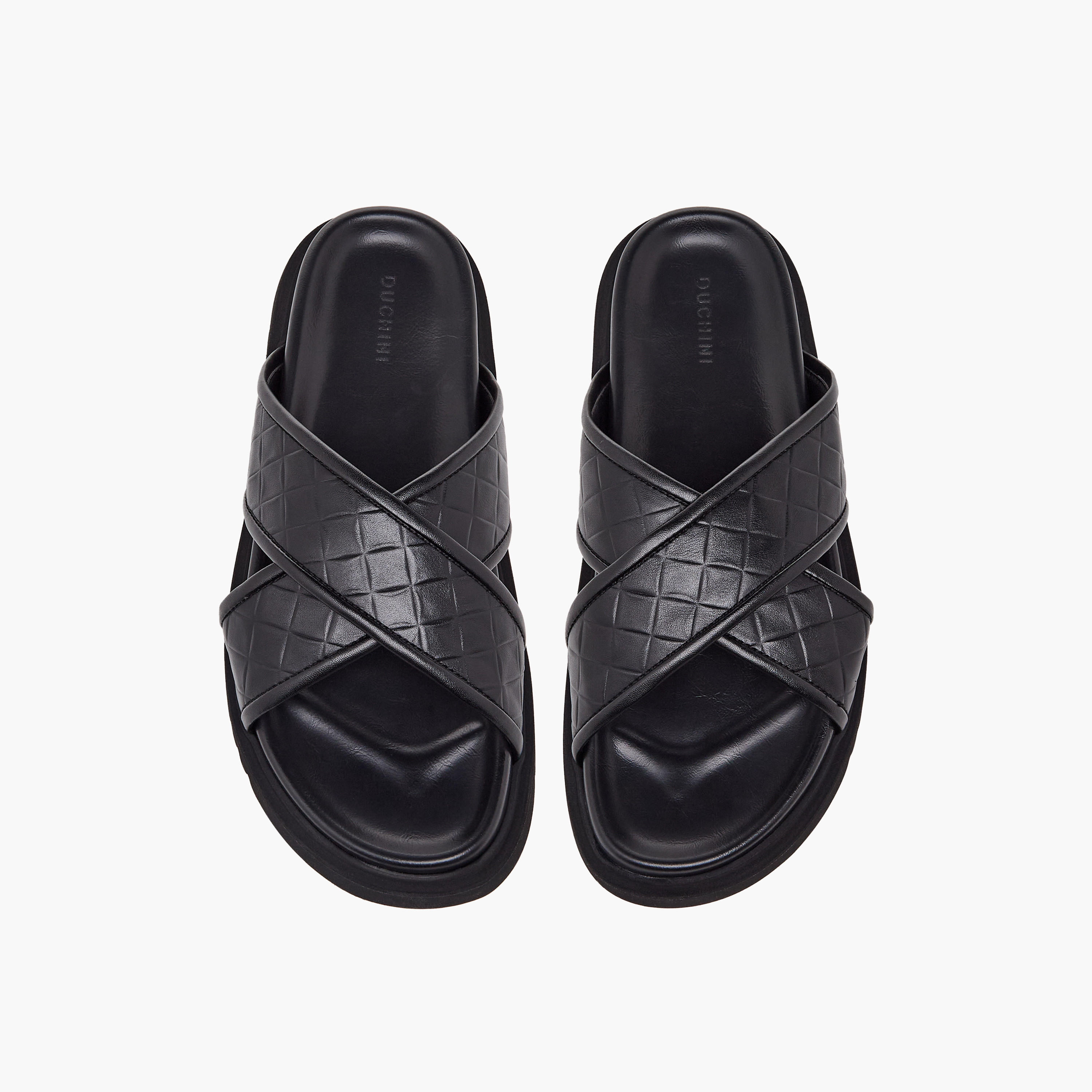 صندل مريح بأحزمة متقاطعة مبطنة للرجال من دوتشيني-men-shoes-sandals-image-1