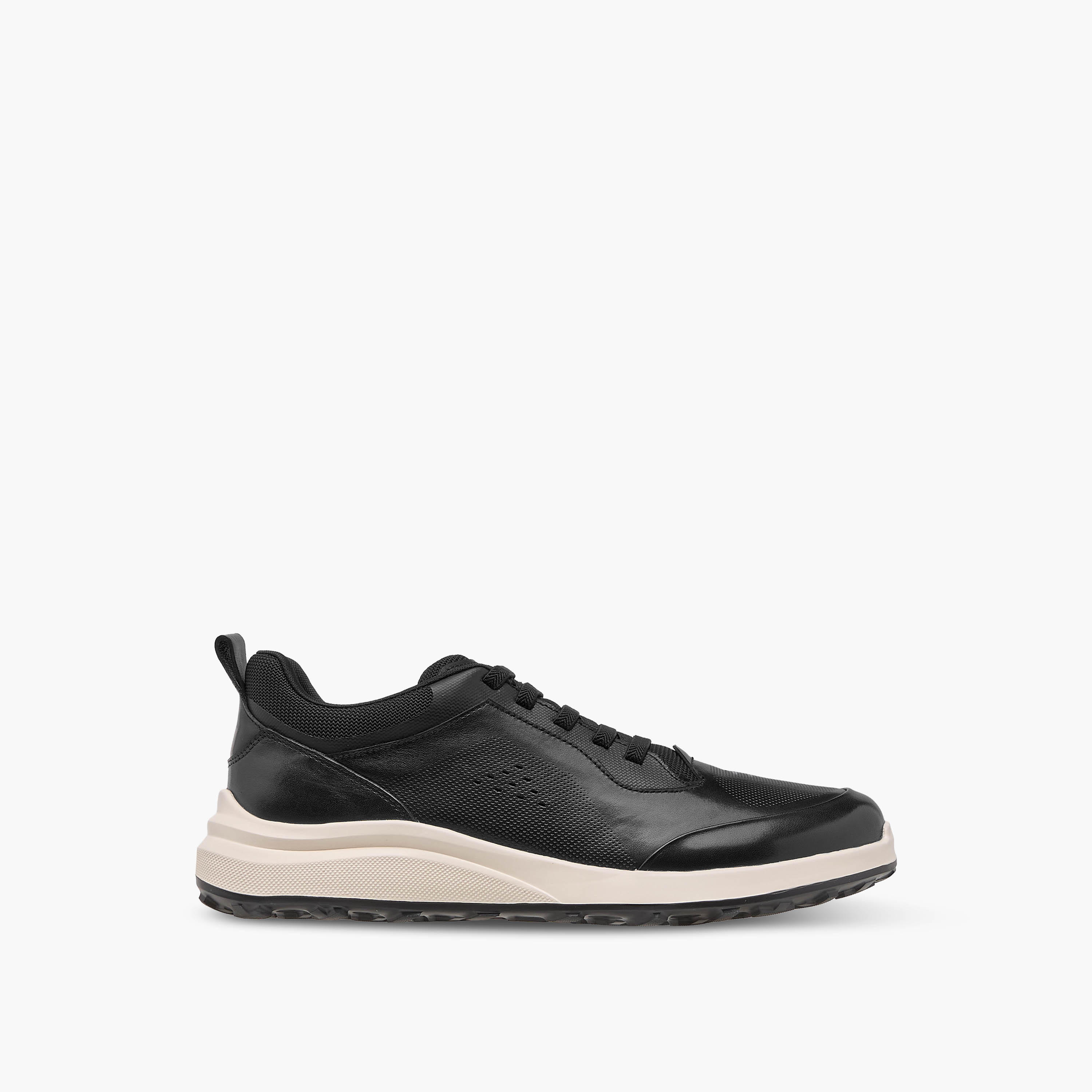 Duchini Men Perforated Genuine Leather Sneakers-men-shoes-sneakers-image-2