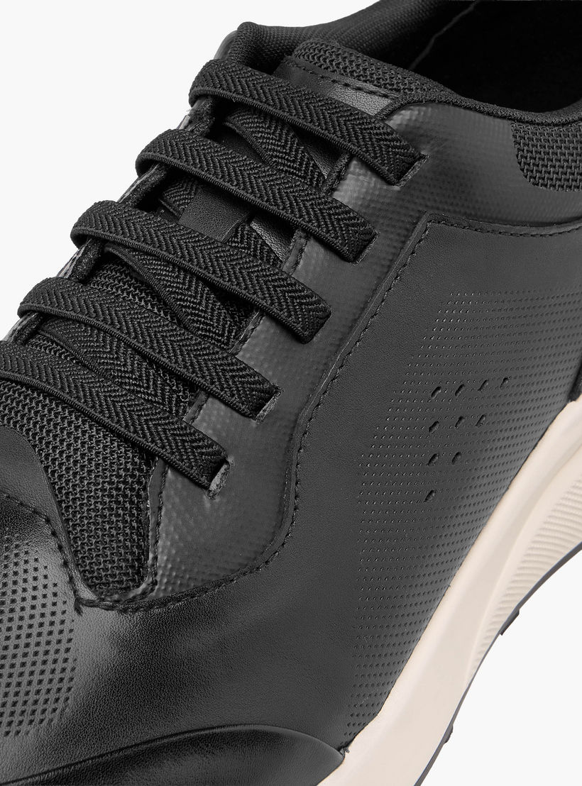 Duchini Men Perforated Genuine Leather Sneakers-men-shoes-sneakers-image-4