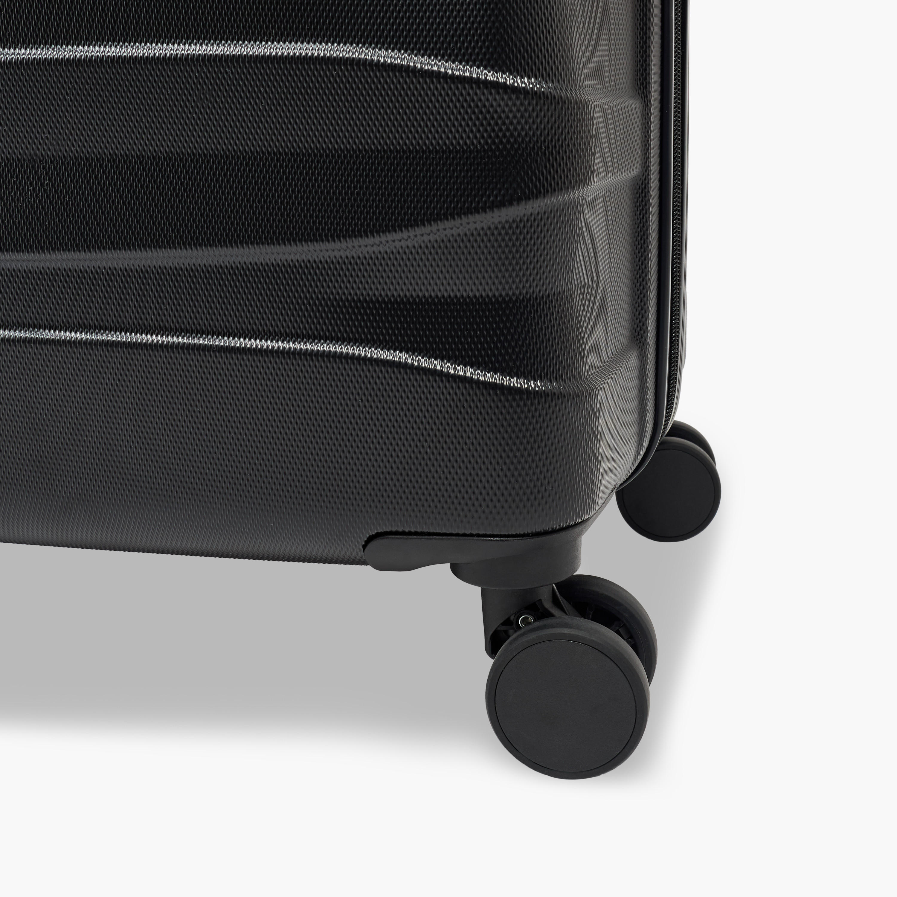 Oaklan by Shoexpress Textured Hardcase Luggage Trolley with Retractable Handle - Cabin-travel-luggagesandbags-luggage-image-11