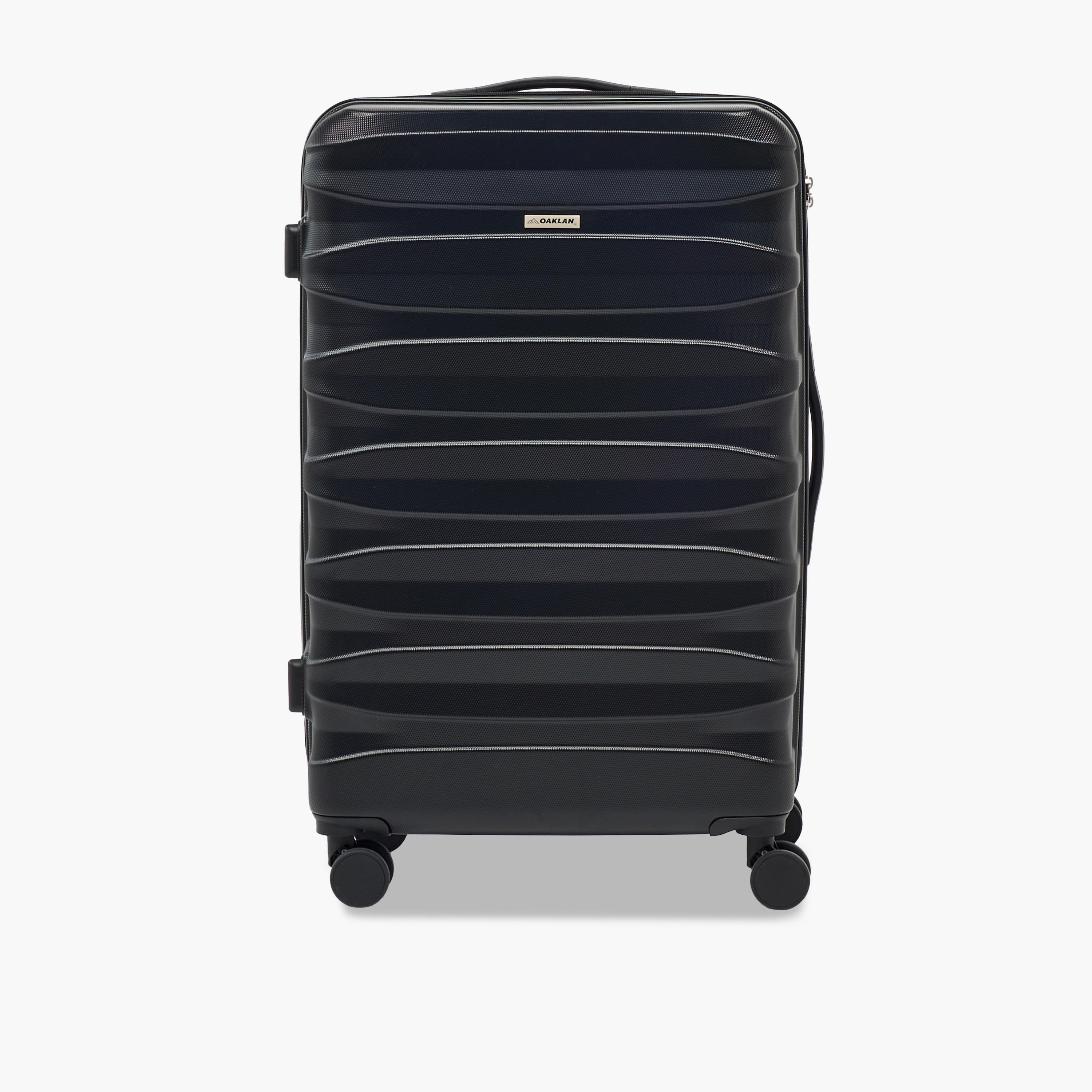 Oaklan by Shoexpress Textured Hardcase Luggage Trolley with Retractable Handle - Cabin-travel-luggagesandbags-luggage-image-5