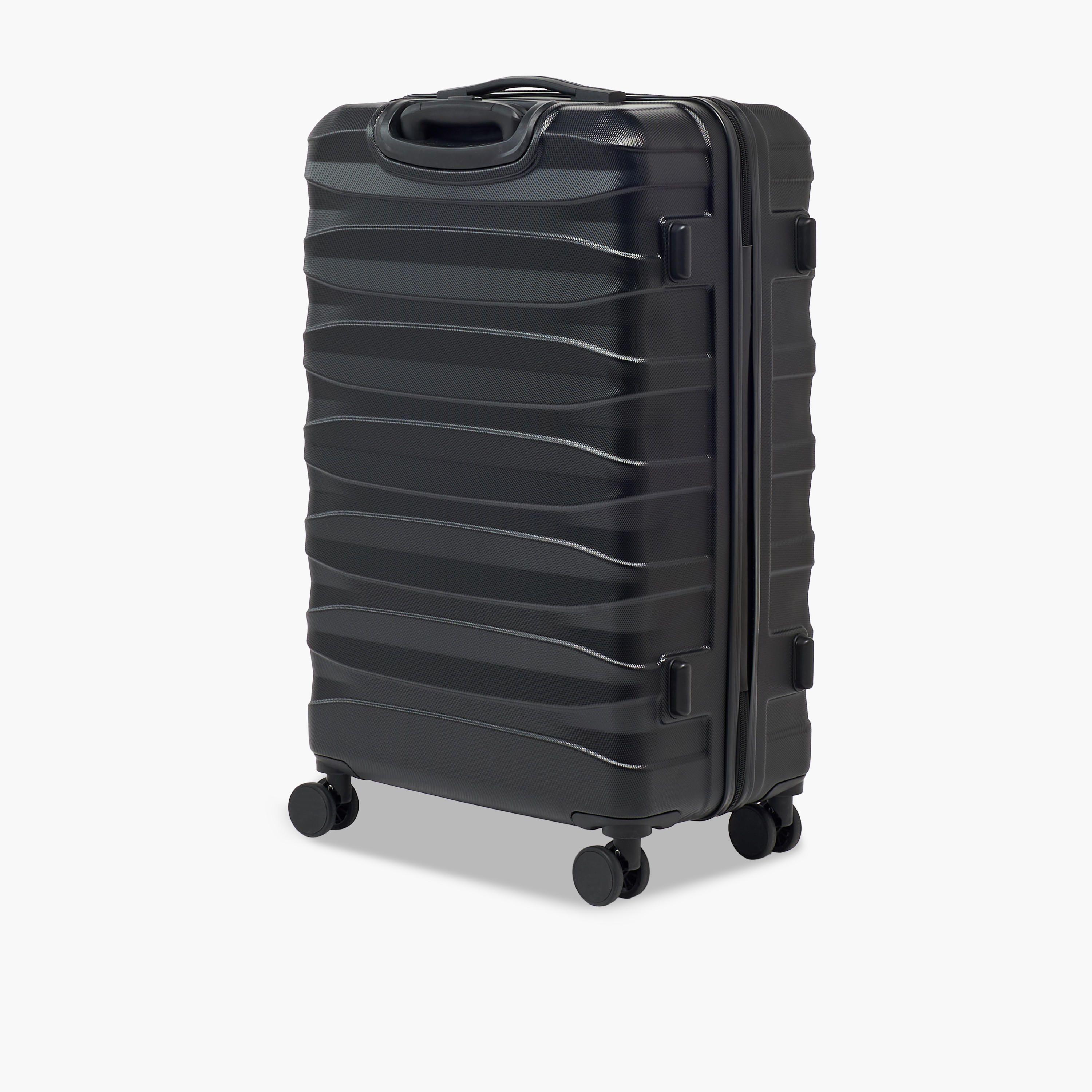 Oaklan by Shoexpress Textured Hardcase Luggage Trolley with Retractable Handle - Cabin-travel-luggagesandbags-luggage-image-6