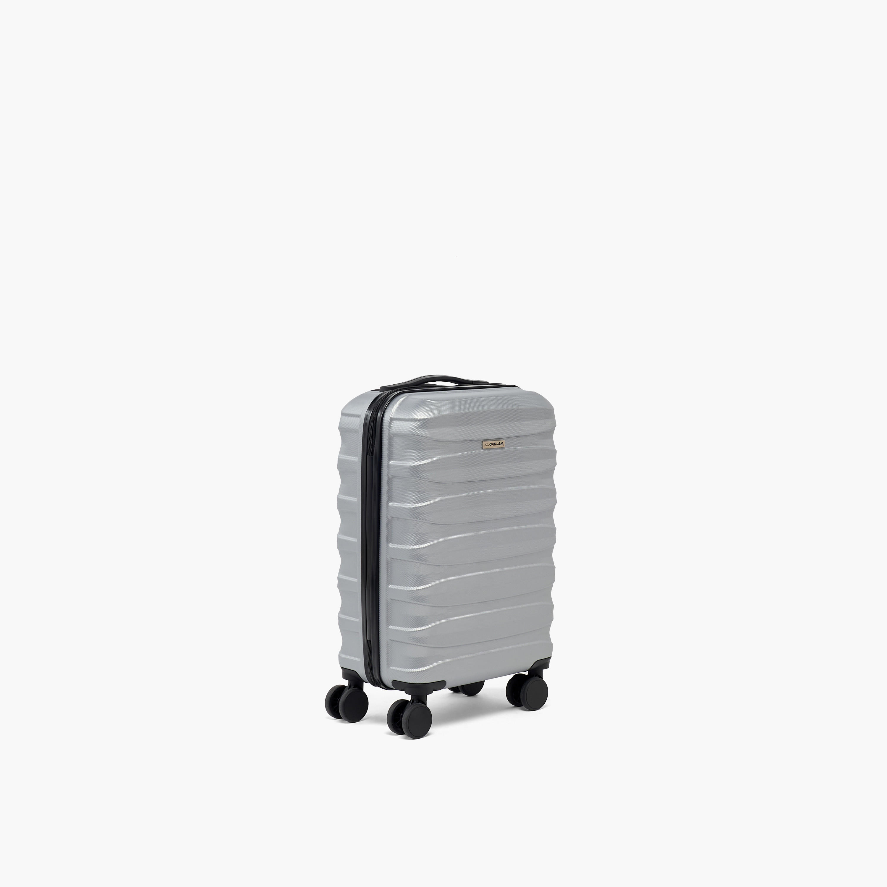 Oaklan by Shoexpress Textured Hardcase Luggage Trolley with Retractable Handle - Cabin-travel-luggagesandbags-luggage-image-15