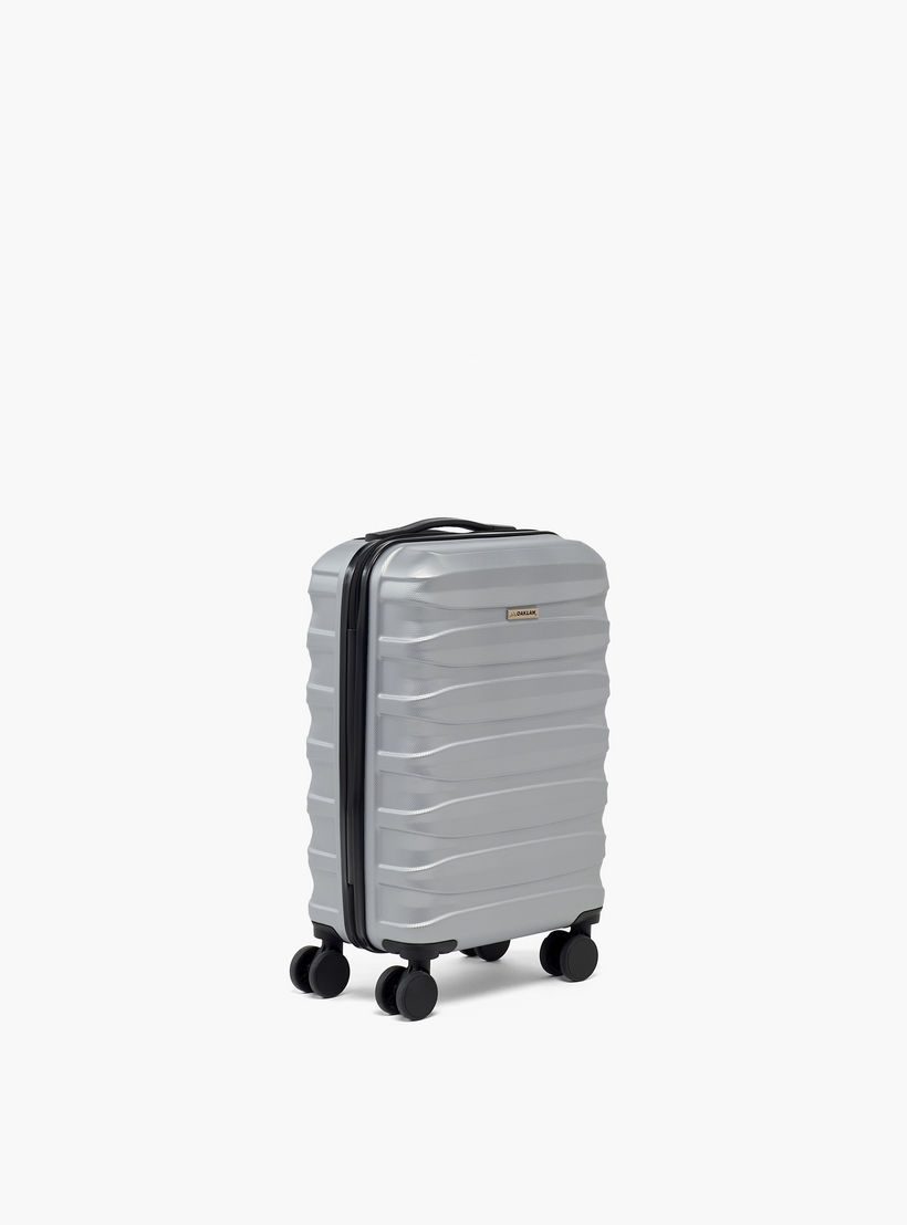 Oaklan by Shoexpress Textured Hardcase Luggage Trolley with Retractable Handle - Cabin-travel-luggagesandbags-luggage-image-15