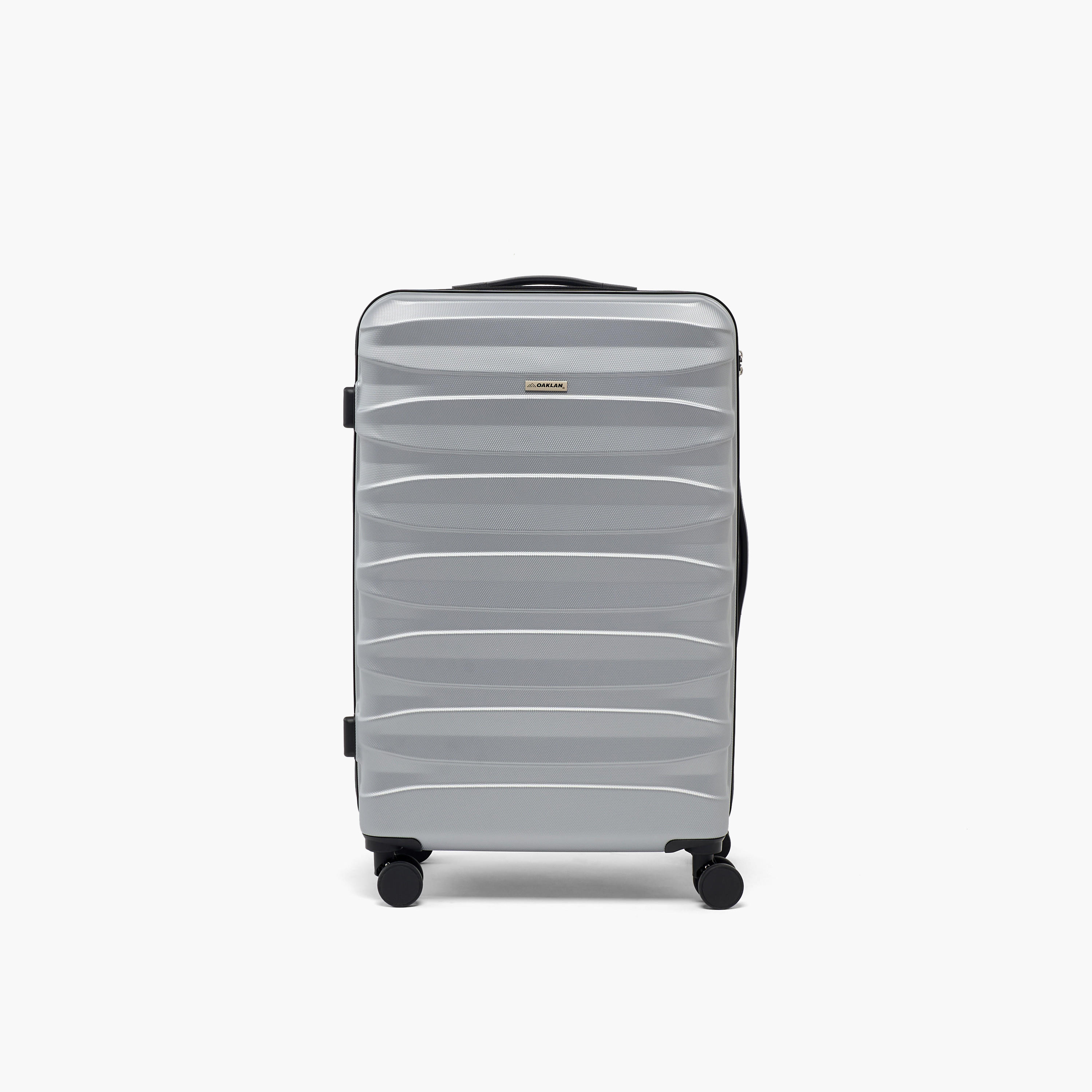 Oaklan by Shoexpress Textured Hardcase Luggage Trolley with Retractable Handle - Cabin-travel-luggagesandbags-luggage-image-17