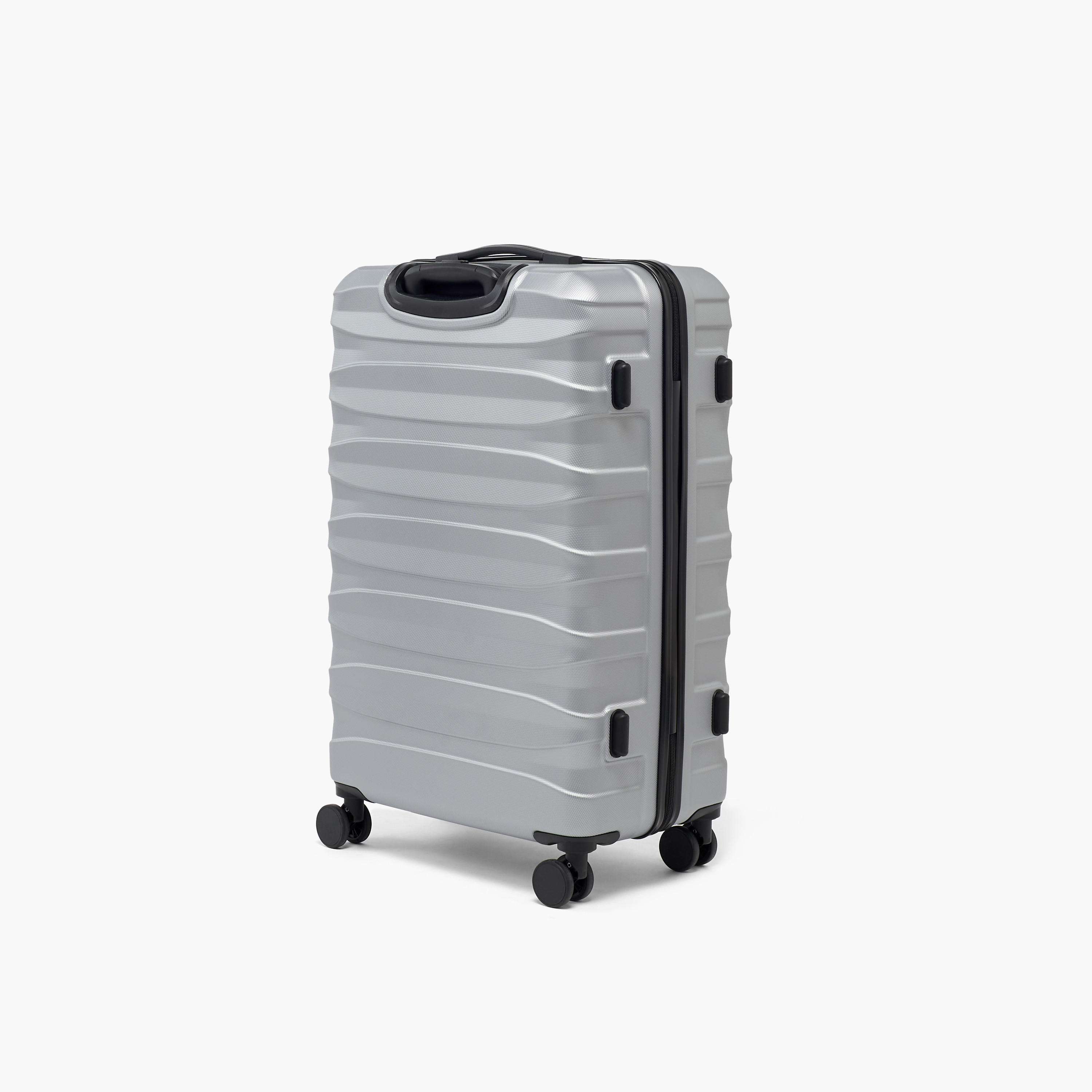 Oaklan by Shoexpress Textured Hardcase Luggage Trolley with Retractable Handle - Cabin-travel-luggagesandbags-luggage-image-5