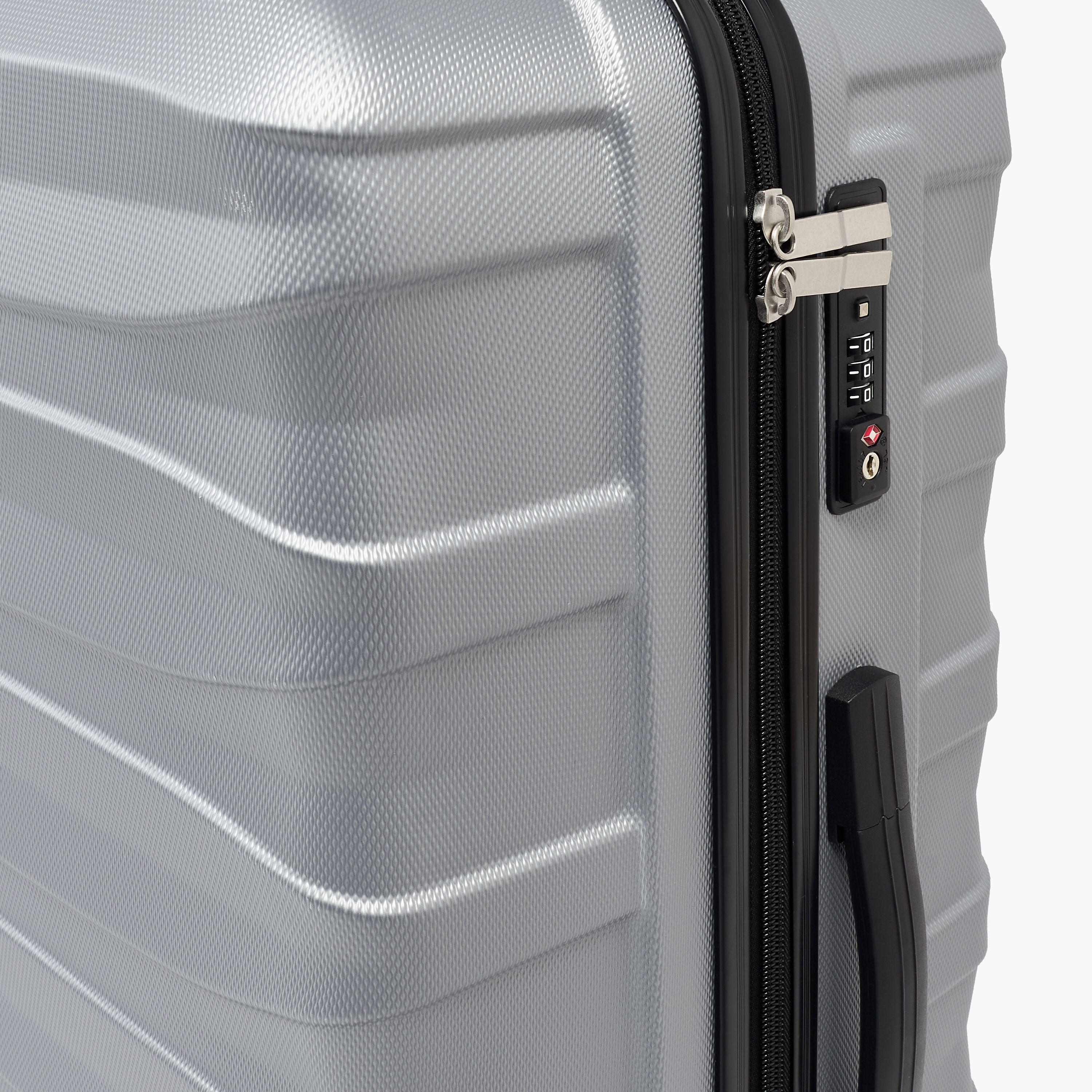 Oaklan by Shoexpress Textured Hardcase Luggage Trolley with Retractable Handle - Cabin-travel-luggagesandbags-luggage-image-6