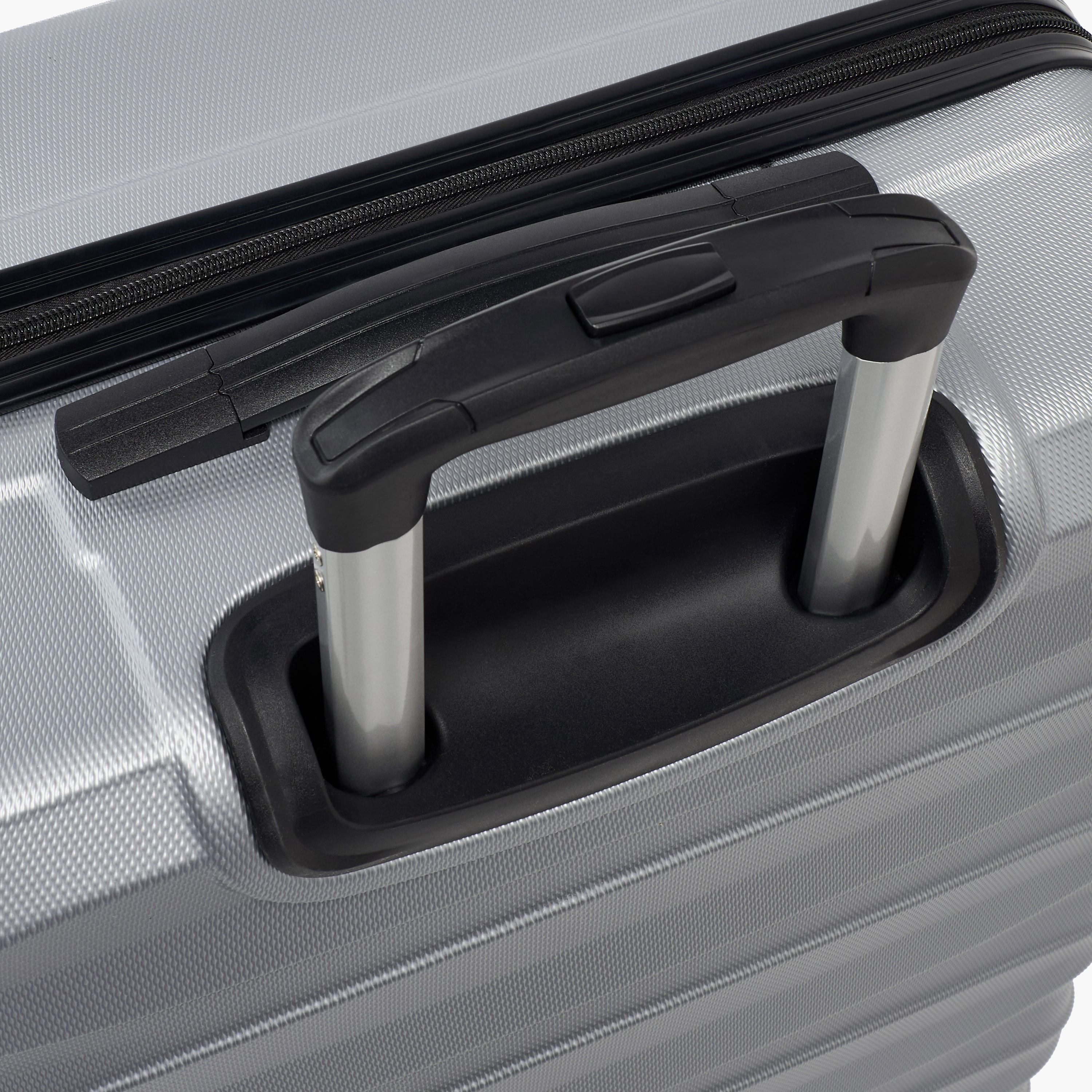 Oaklan by Shoexpress Textured Hardcase Luggage Trolley with Retractable Handle - Cabin-travel-luggagesandbags-luggage-image-8