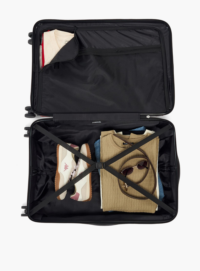 Oaklan by Shoexpress Textured Hardcase Luggage Trolley with Retractable Handle - Cabin-travel-luggagesandbags-luggage-image-11