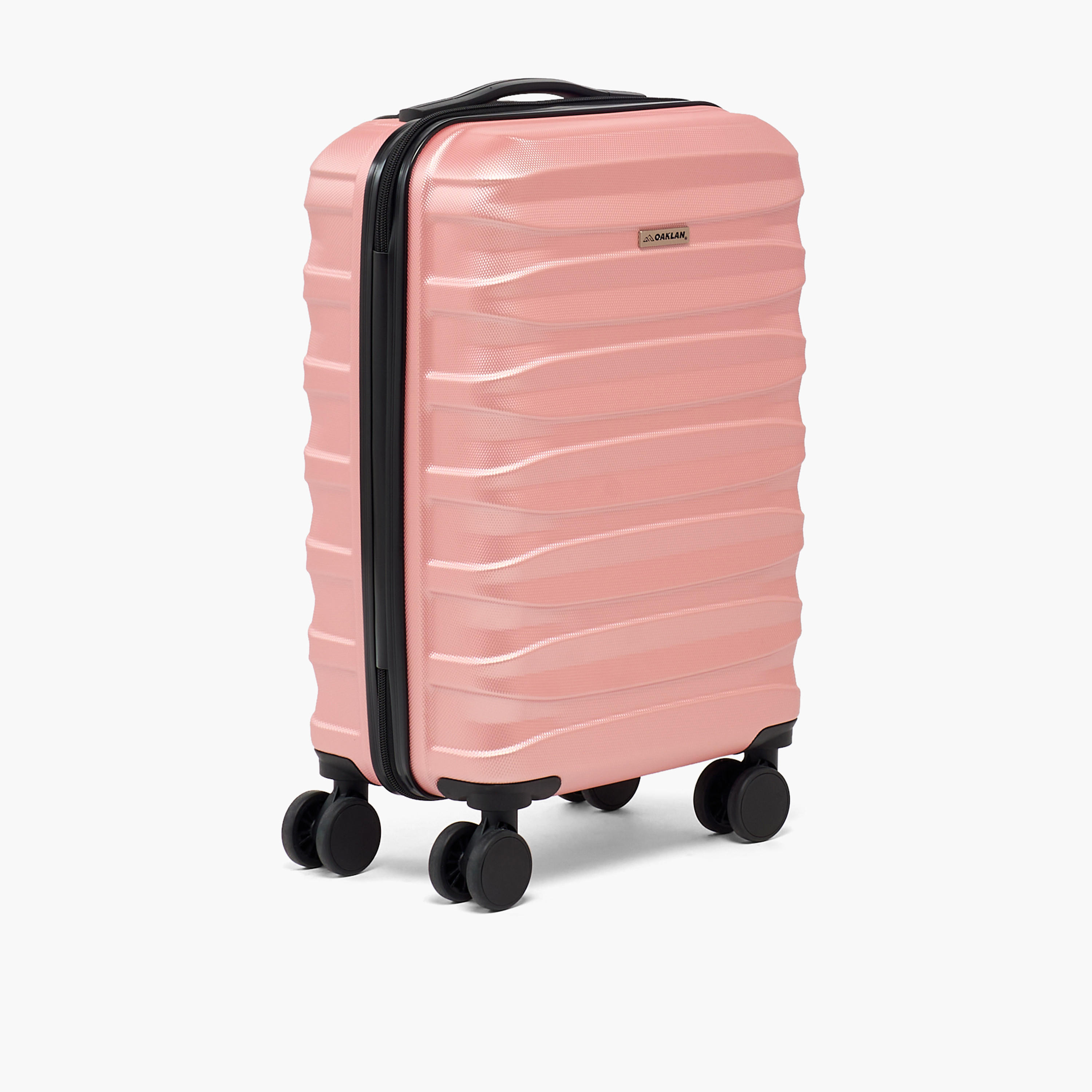 Oaklan by Shoexpress Textured Hardcase Luggage Trolley with Retractable Handle - Cabin-travel-luggagesandbags-luggage-image-15