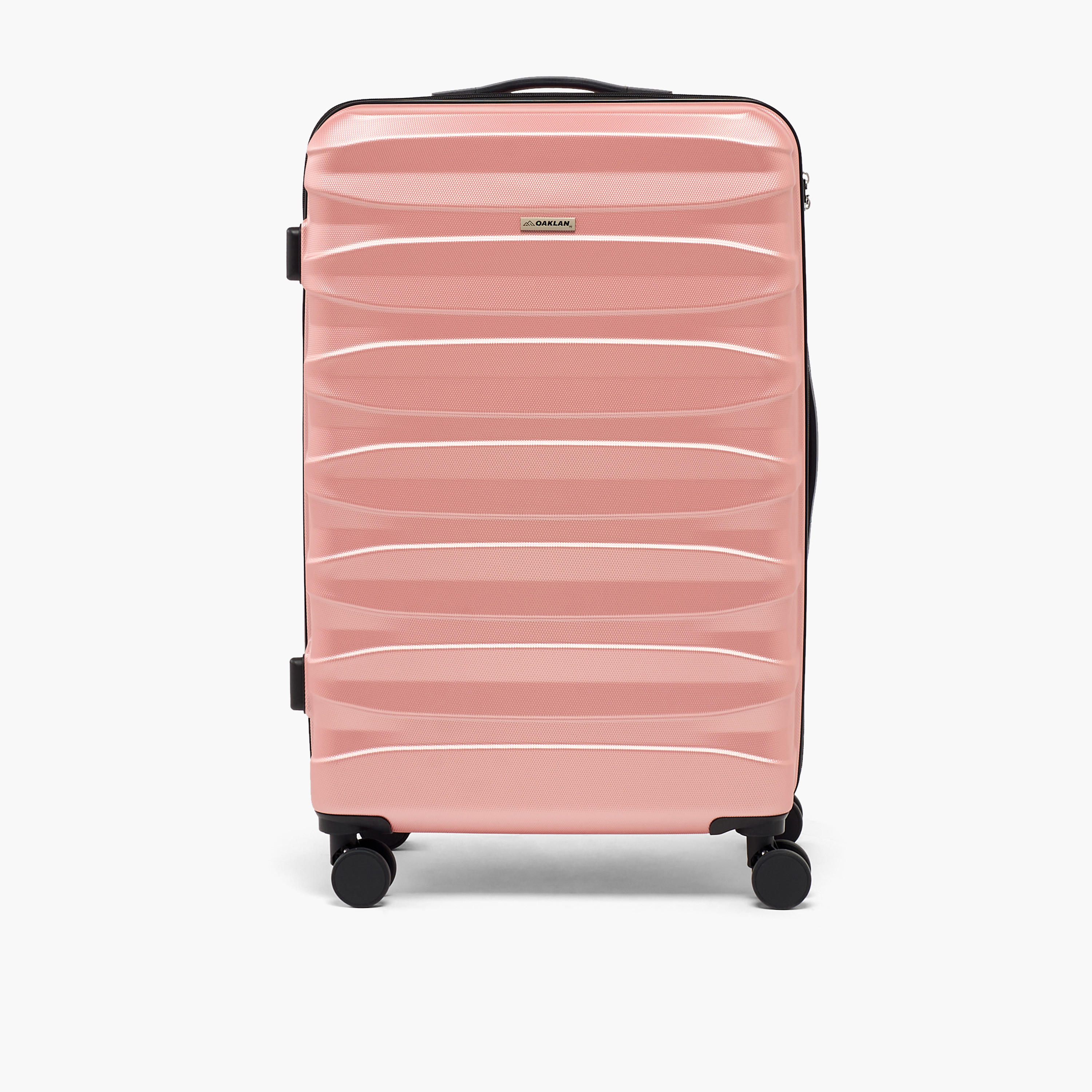 Oaklan by Shoexpress Textured Hardcase Luggage Trolley with Retractable Handle - Cabin-travel-luggagesandbags-luggage-image-17