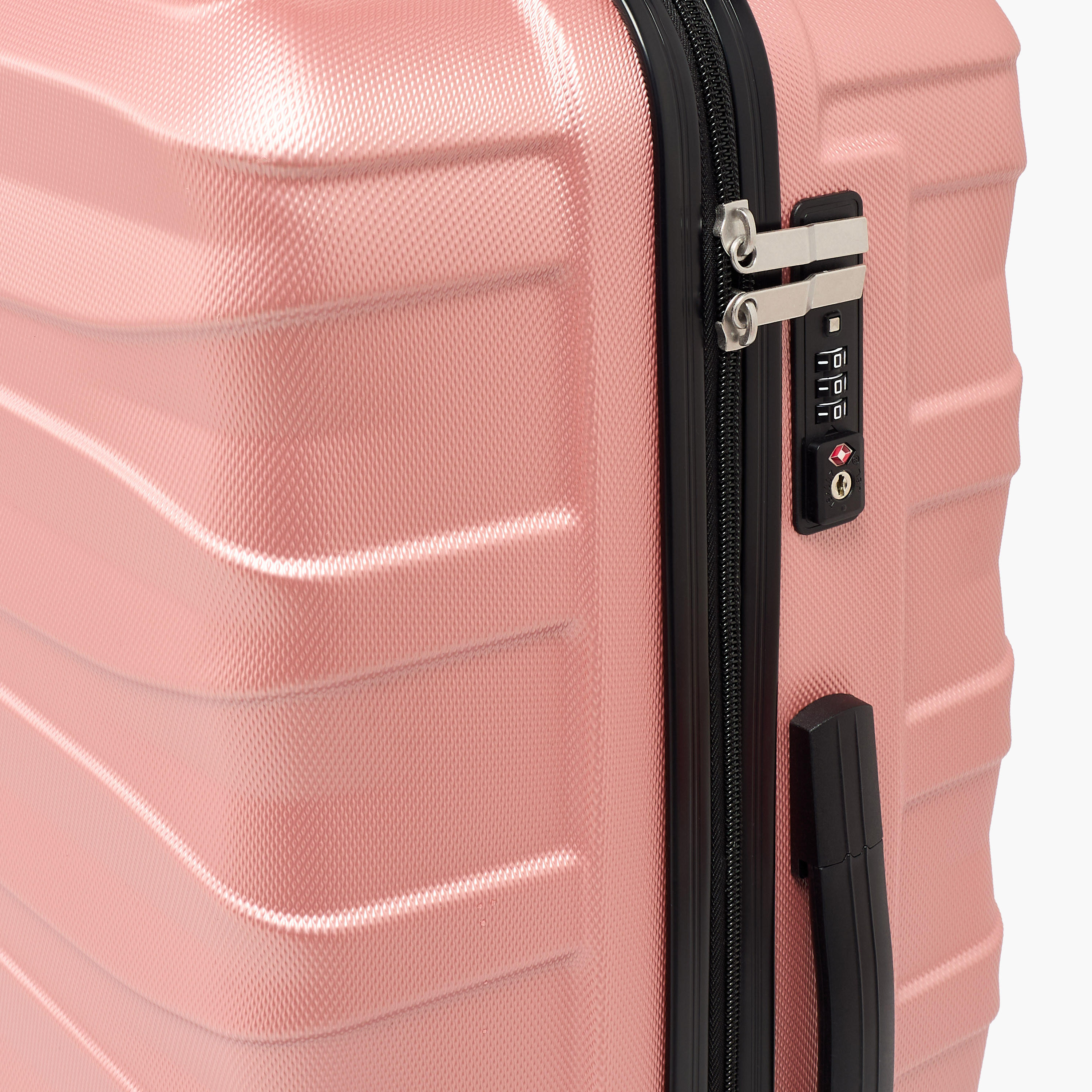Oaklan by Shoexpress Textured Hardcase Luggage Trolley with Retractable Handle - Cabin-travel-luggagesandbags-luggage-image-6