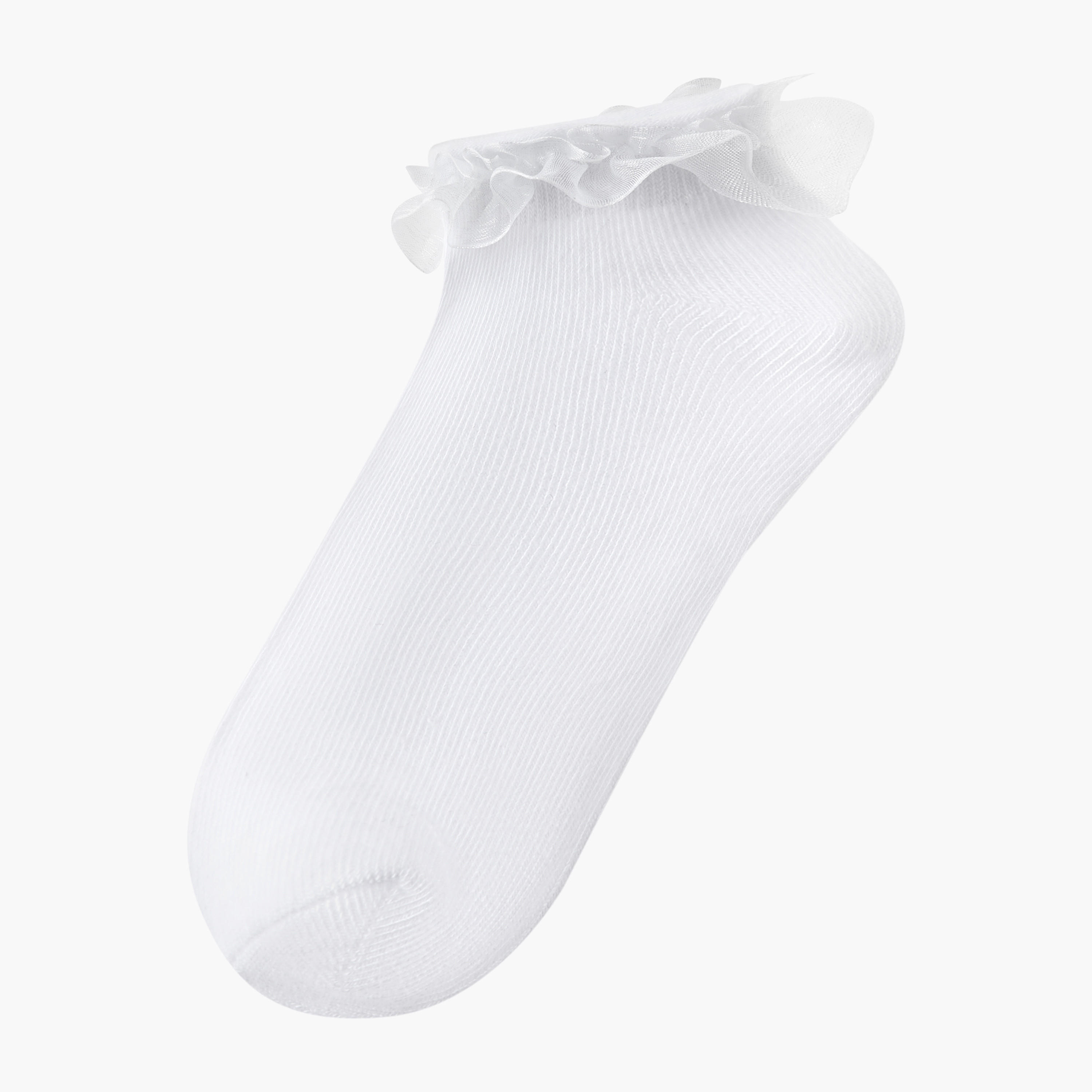 Pack of 3 Juniors Girls Socks Ankle Length-girls-accessories-socks-image-2