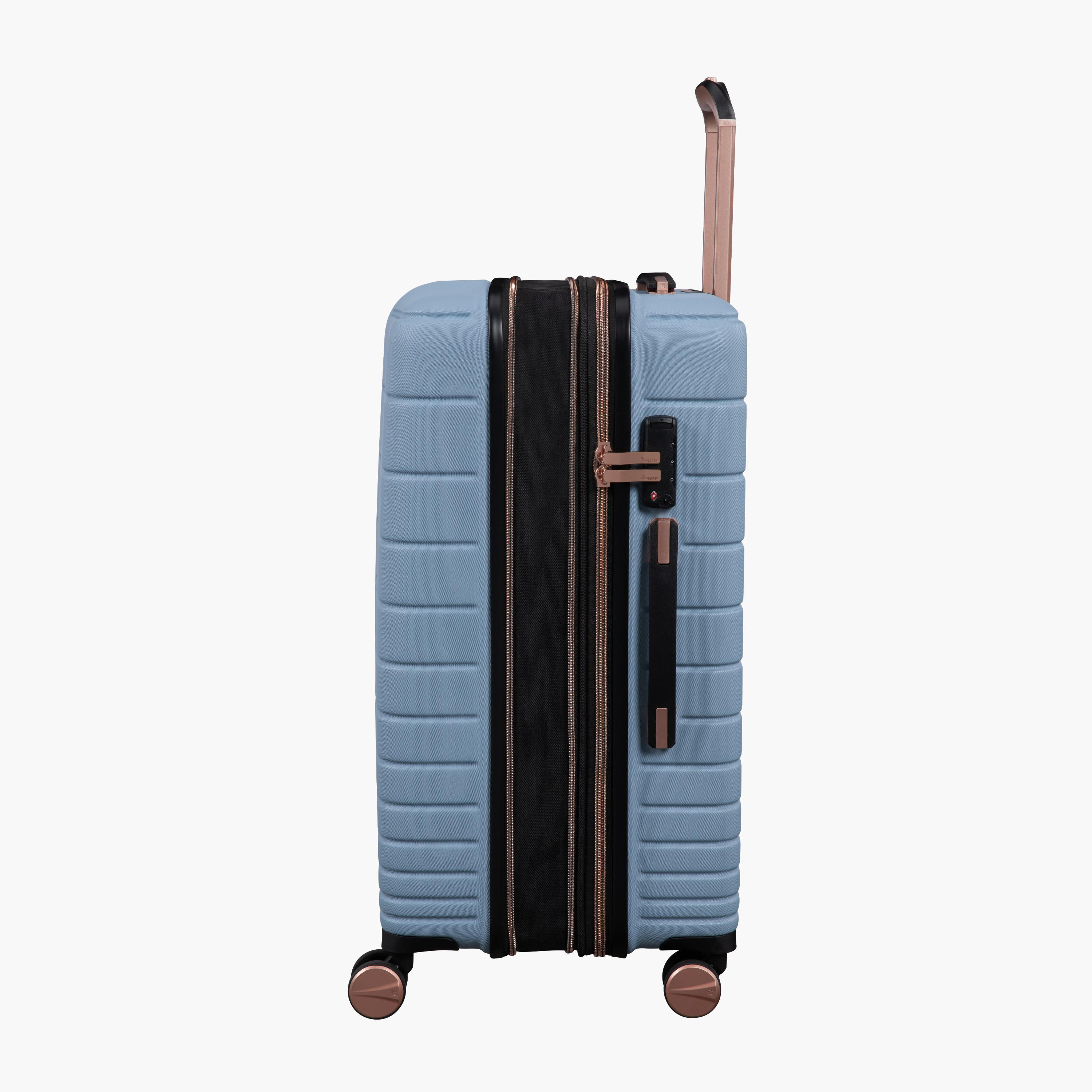IT Striped Hardcase Luggage Trolley with Retractable Handle-travel-luggagesandbags-luggage-image-5