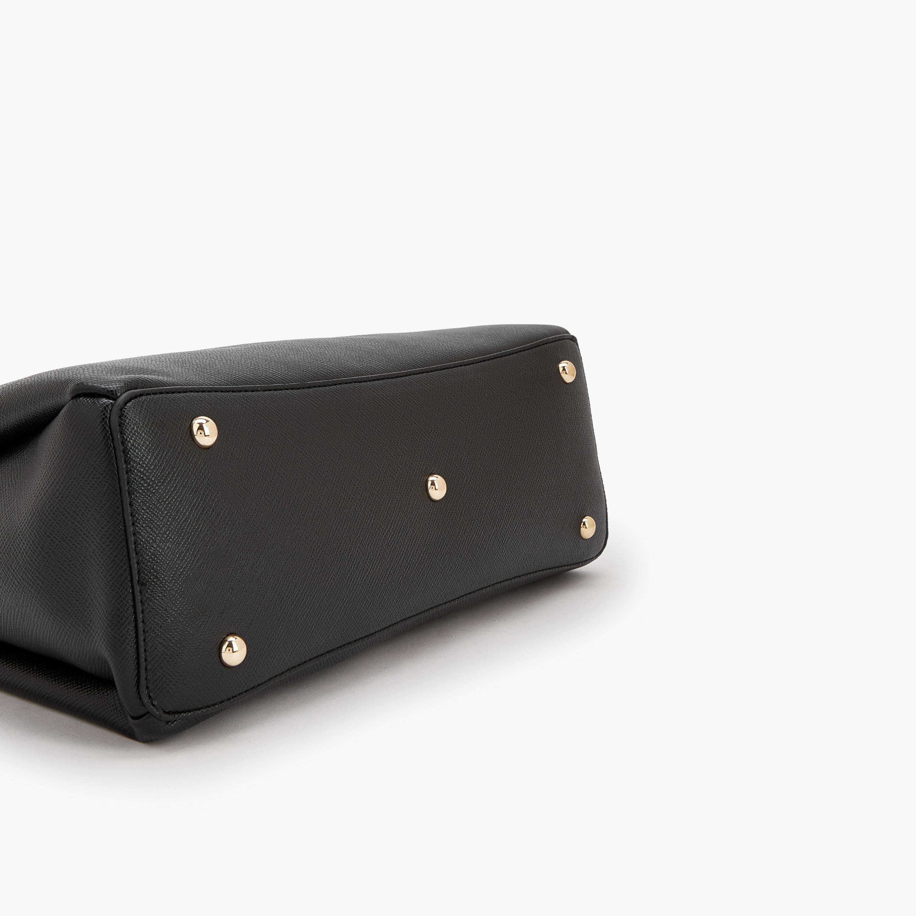 Flora Bella Solid Shoulder Bag with Zip Closure-women-bagsandwallets-handbags-image-6