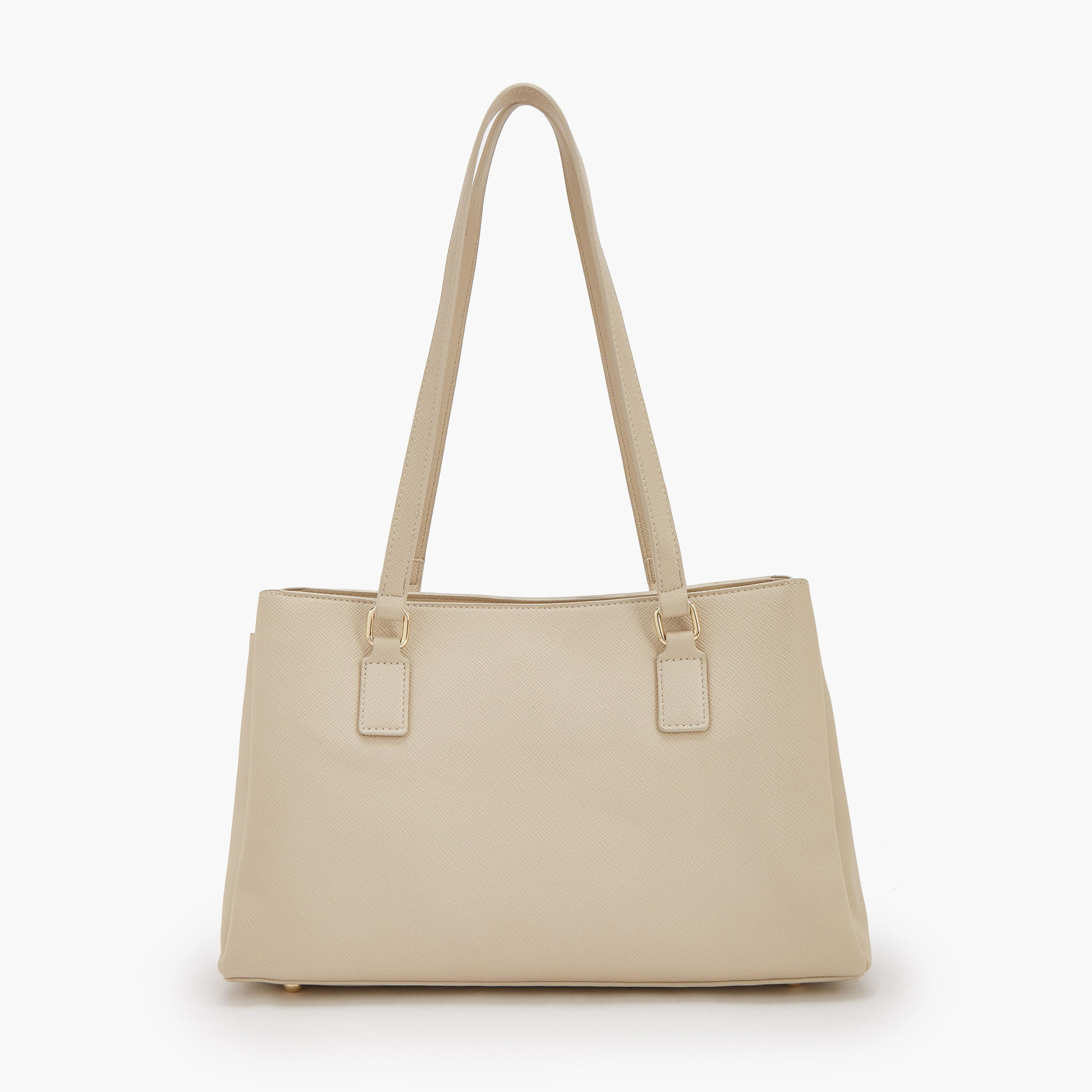 Flora Bella Solid Shoulder Bag with Zip Closure-women-bagsandwallets-handbags-image-4