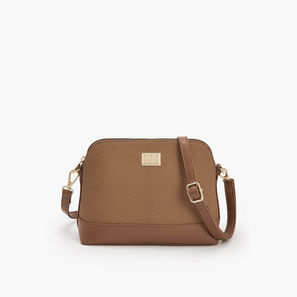 Flora Bella Textured Crossbody Bag with Detachable Shoulder Strap-women-image-1