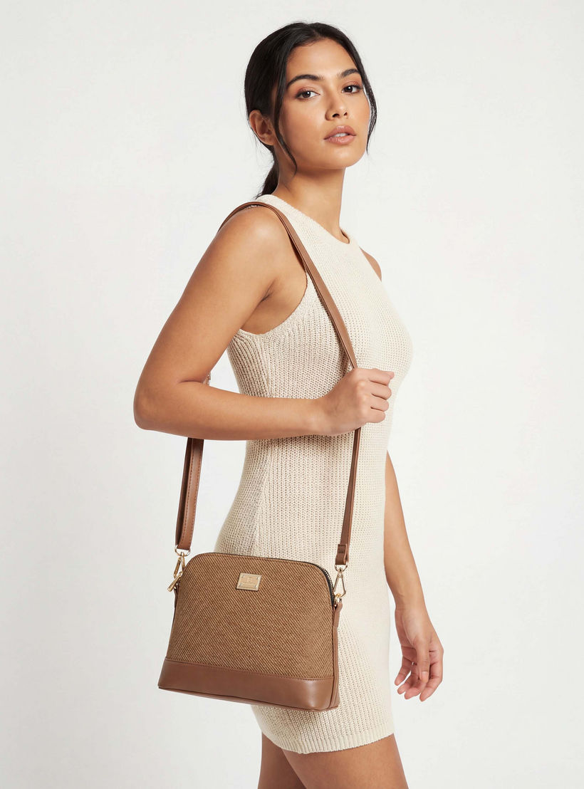 Flora Bella Textured Crossbody Bag with Detachable Shoulder Strap-women-bagsandwallets-handbags-image-2