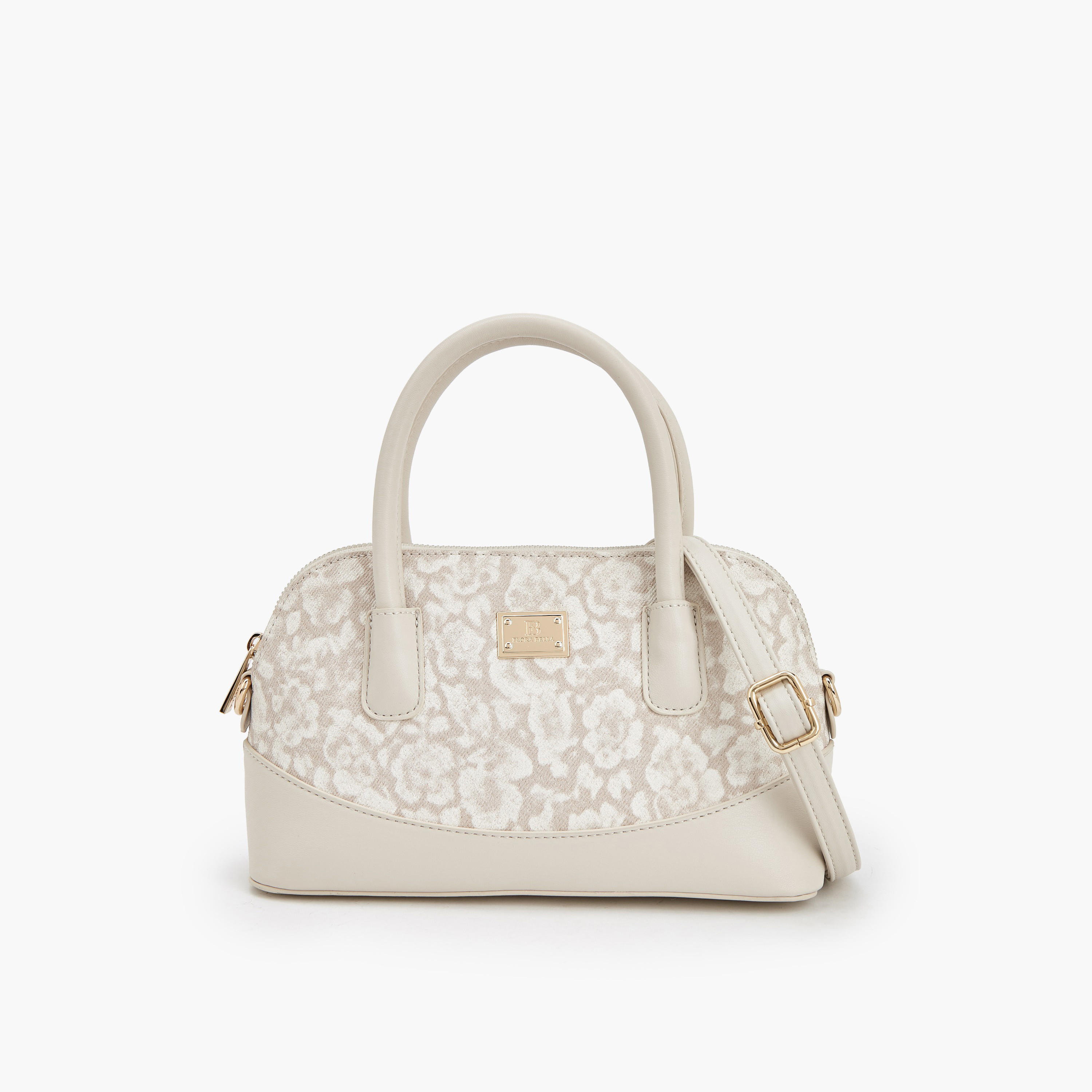 Flora Bella Floral Print Satchel Bag with Detachable Strap-women-bagsandwallets-handbags-image-1