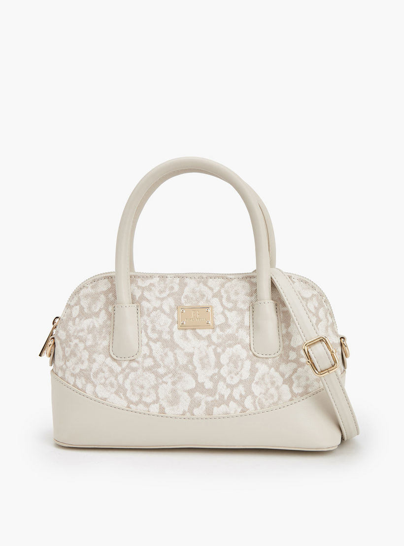 Flora Bella Floral Print Satchel Bag with Detachable Strap-women-bagsandwallets-handbags-image-1