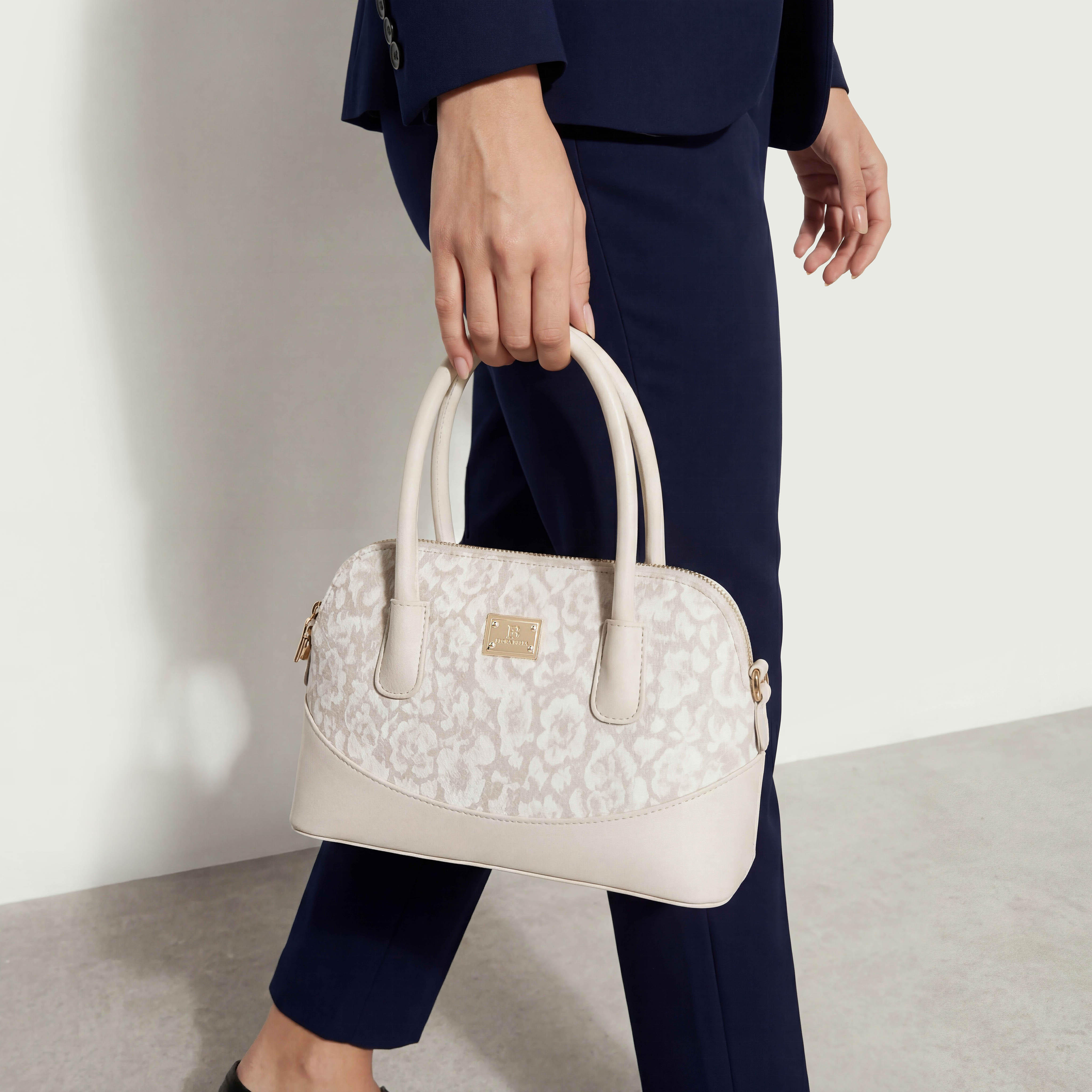 Flora Bella Floral Print Satchel Bag with Detachable Strap-women-bagsandwallets-handbags-image-2