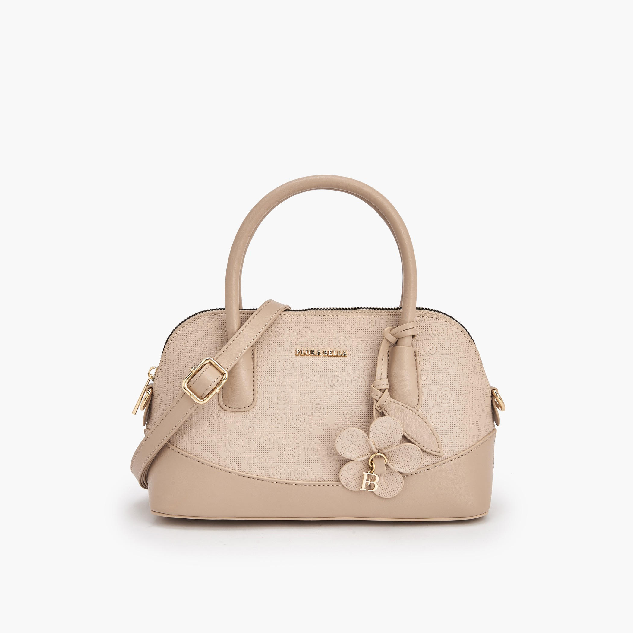Flora Bella Floral Textured Crossbody Bag with Charm Detail-women-bagsandwallets-handbags-image-1