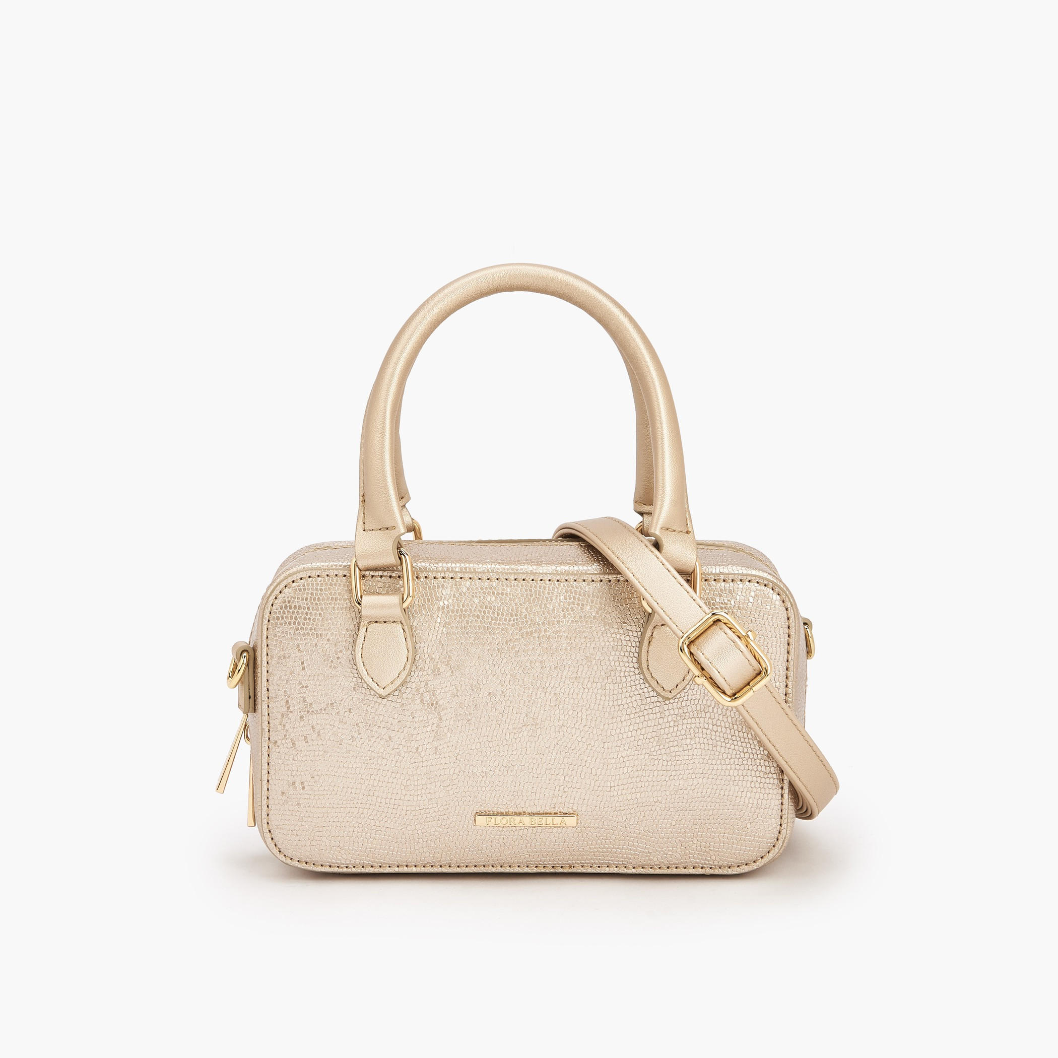 Flora Bella Textured Crossbody Bag with Detachable Shoulder Strap-women-bagsandwallets-handbags-image-1