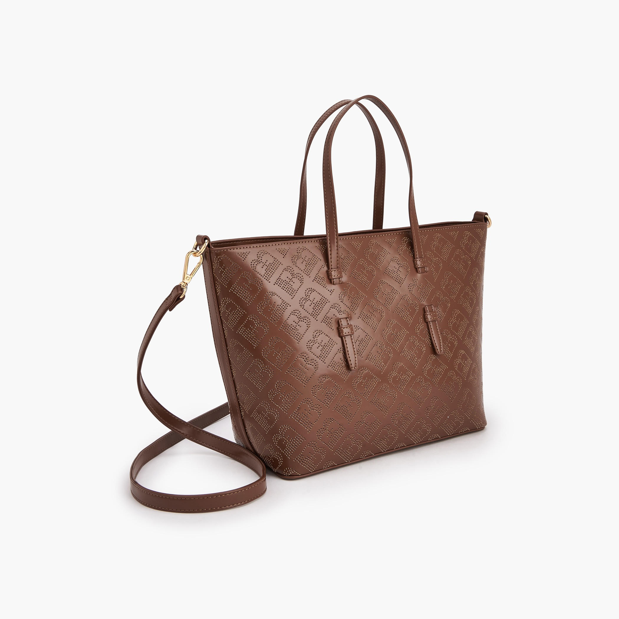 Flora Bella Laser Cut Design Tote Bag with Detachable Shoulder Strap-women-bagsandwallets-handbags-image-4