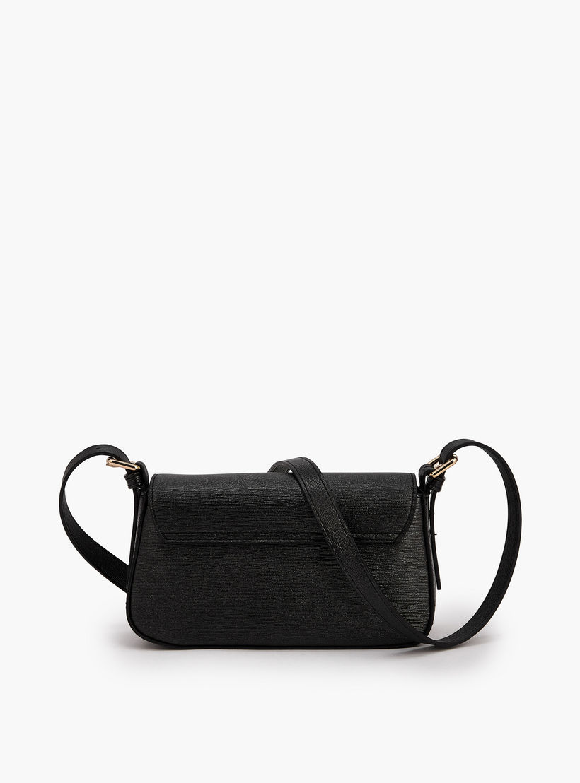 شنطة كروس بودي مزينة بشعار مع حزام قابل للتعديل للنساء من فلورا بيلا-women-bagsandwallets-handbags-image-5