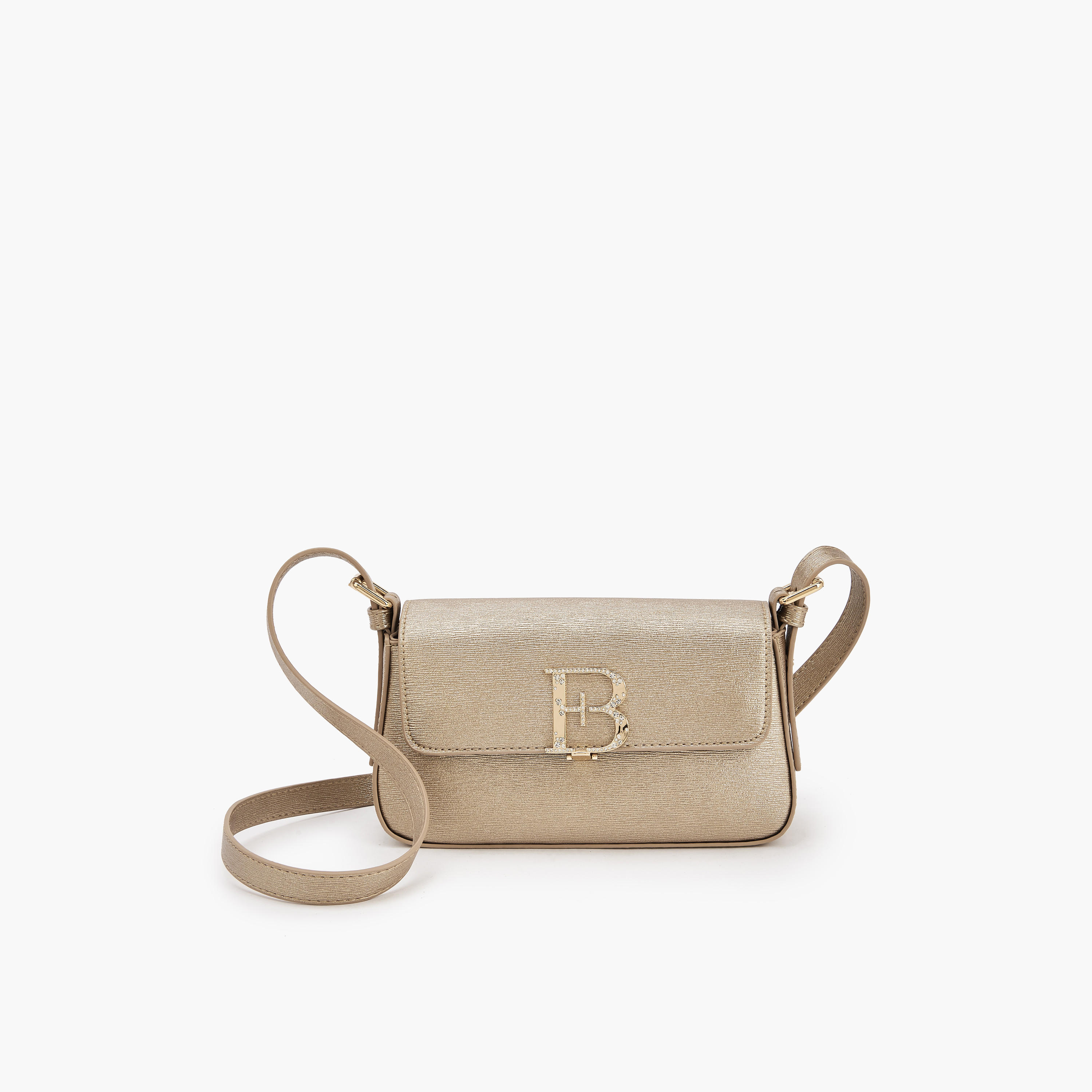 Floral Bella Embellished Logo Crossbody Bag with Adjustable Strap-women-bagsandwallets-handbags-image-1