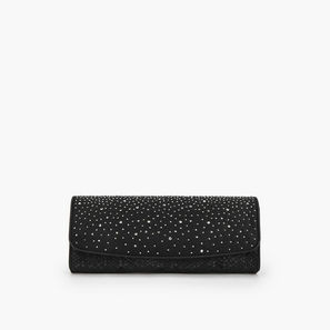 Flora Bella Embellished Clutch with Chain Strap-women-image-1