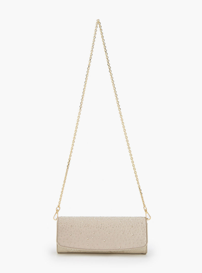 Flora Bella Embellished Clutch with Chain Strap-women-bagsandwallets-handbags-image-2