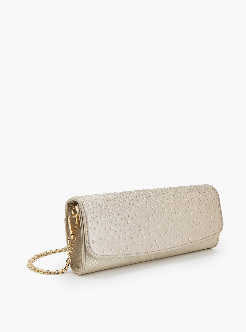 Flora Bella Embellished Clutch with Chain Strap-women-bagsandwallets-handbags-image-3