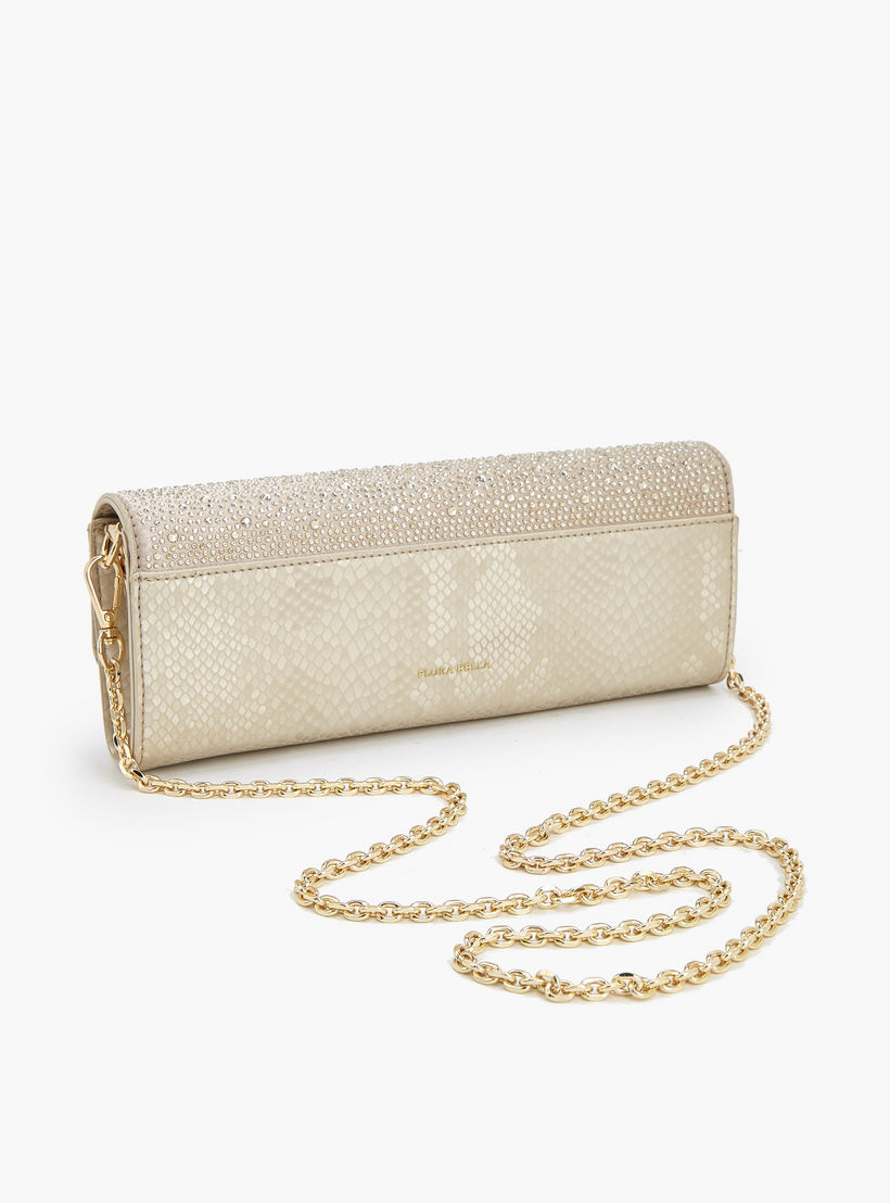 Flora Bella Embellished Clutch with Chain Strap-women-bagsandwallets-handbags-image-5