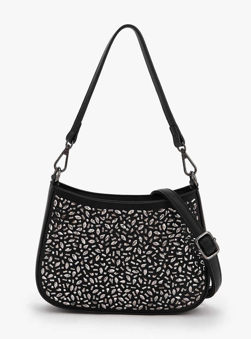شنطة كتف مزينة بسحاب إغلاق من فلورا بيلا-women-bagsandwallets-handbags-image-1