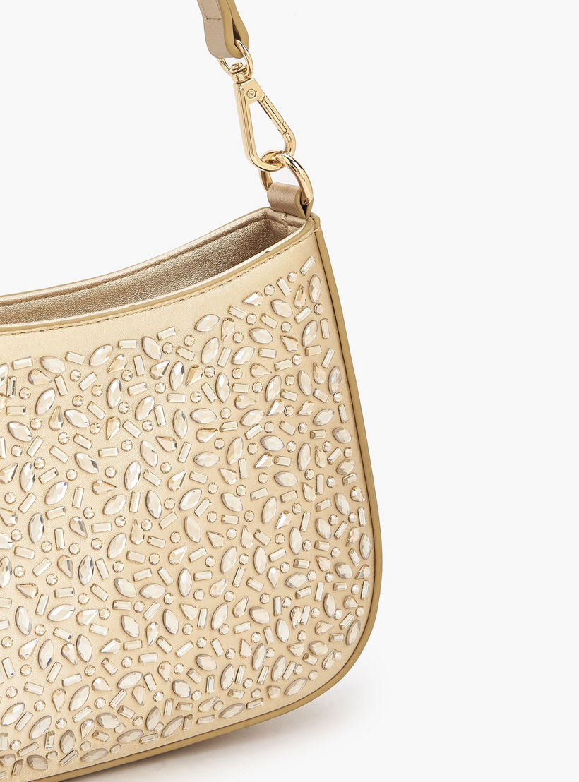 Flora Bella Embellished Shoulder Bag with Zip Closure-women-bagsandwallets-handbags-image-5