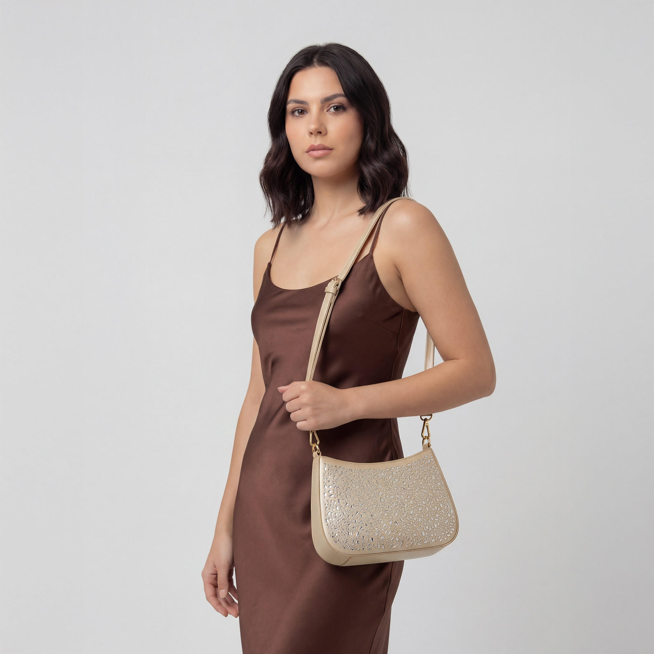 Flora Bella Embellished Shoulder Bag with Zip Closure-women-bagsandwallets-handbags-image-2