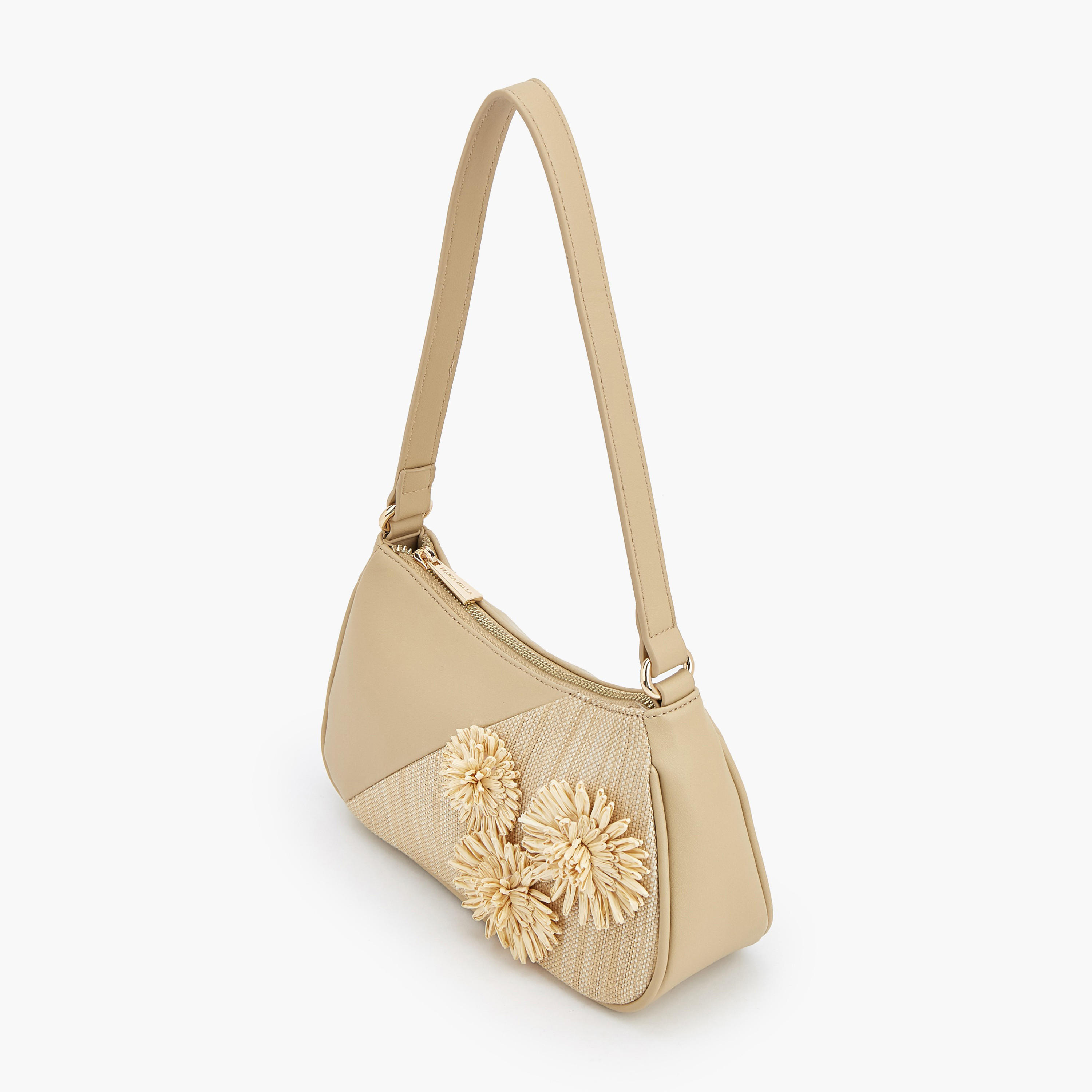 شنطة كتف بزينة ثري دي وسحاب إغلاق من فلورا بيلا-women-bagsandwallets-handbags-image-6
