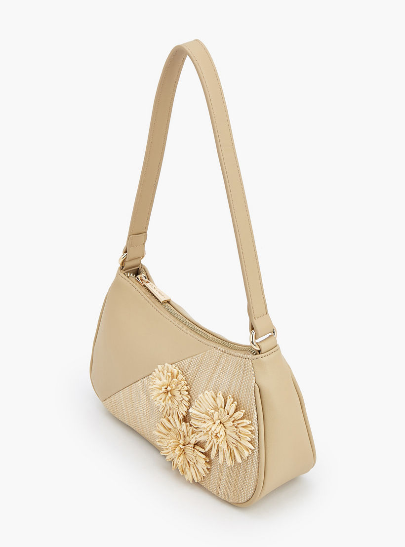 شنطة كتف بزينة ثري دي وسحاب إغلاق من فلورا بيلا-women-bagsandwallets-handbags-image-6