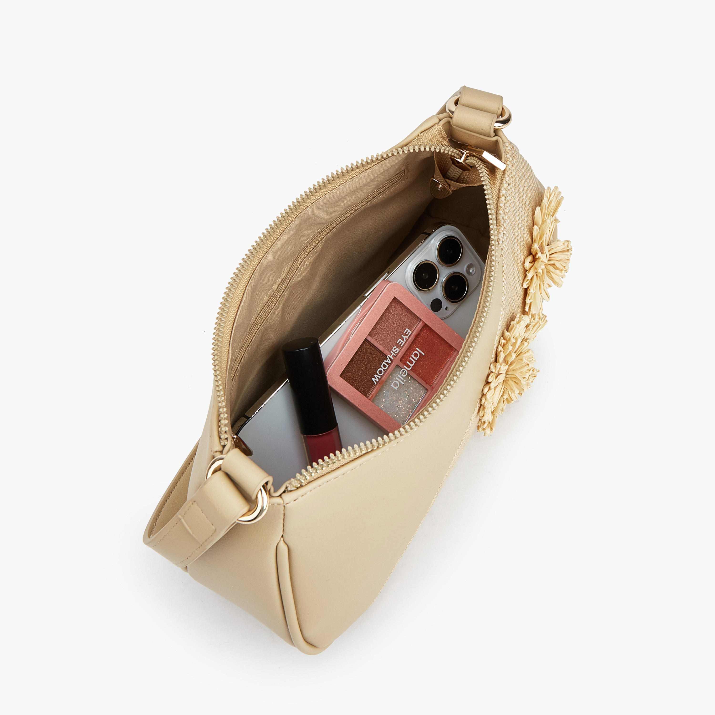 شنطة كتف بزينة ثري دي وسحاب إغلاق من فلورا بيلا-women-bagsandwallets-handbags-image-8