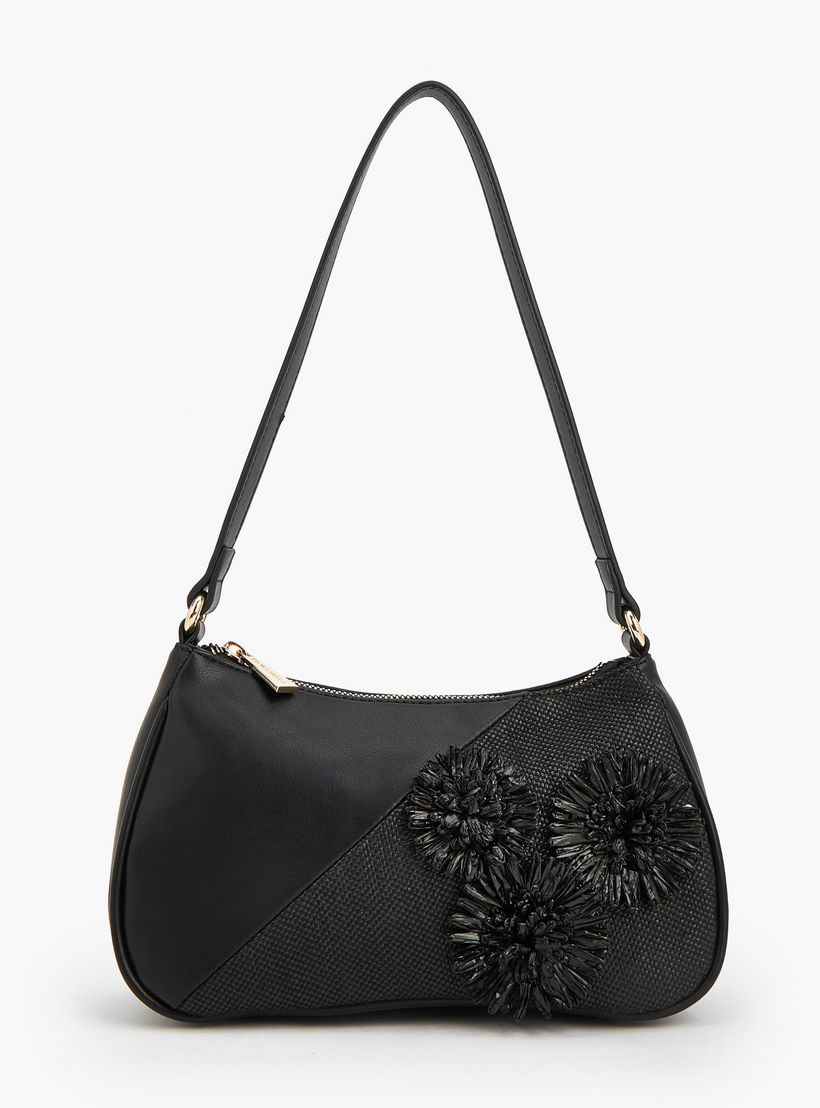 Flora Bella 3D Applique Shoulder Bag with Zip Closure-women-bagsandwallets-handbags-image-1