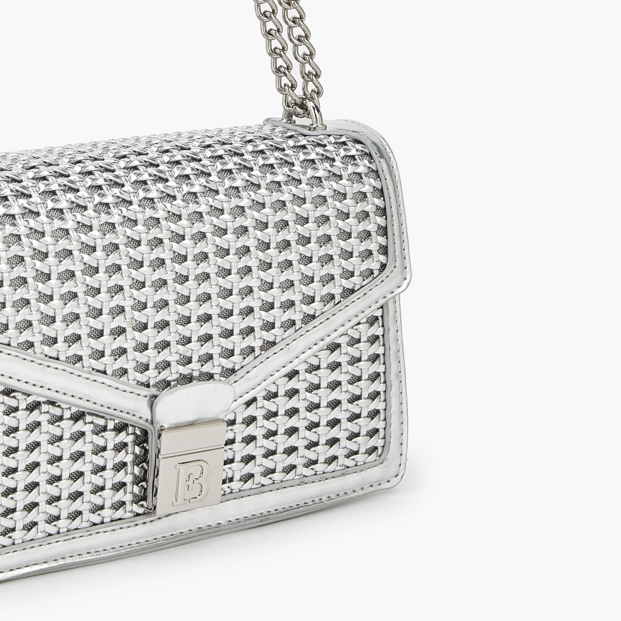 Flora Bella Metallic Textured Crossbody Bag with Chain Strap-women-bagsandwallets-handbags-image-5