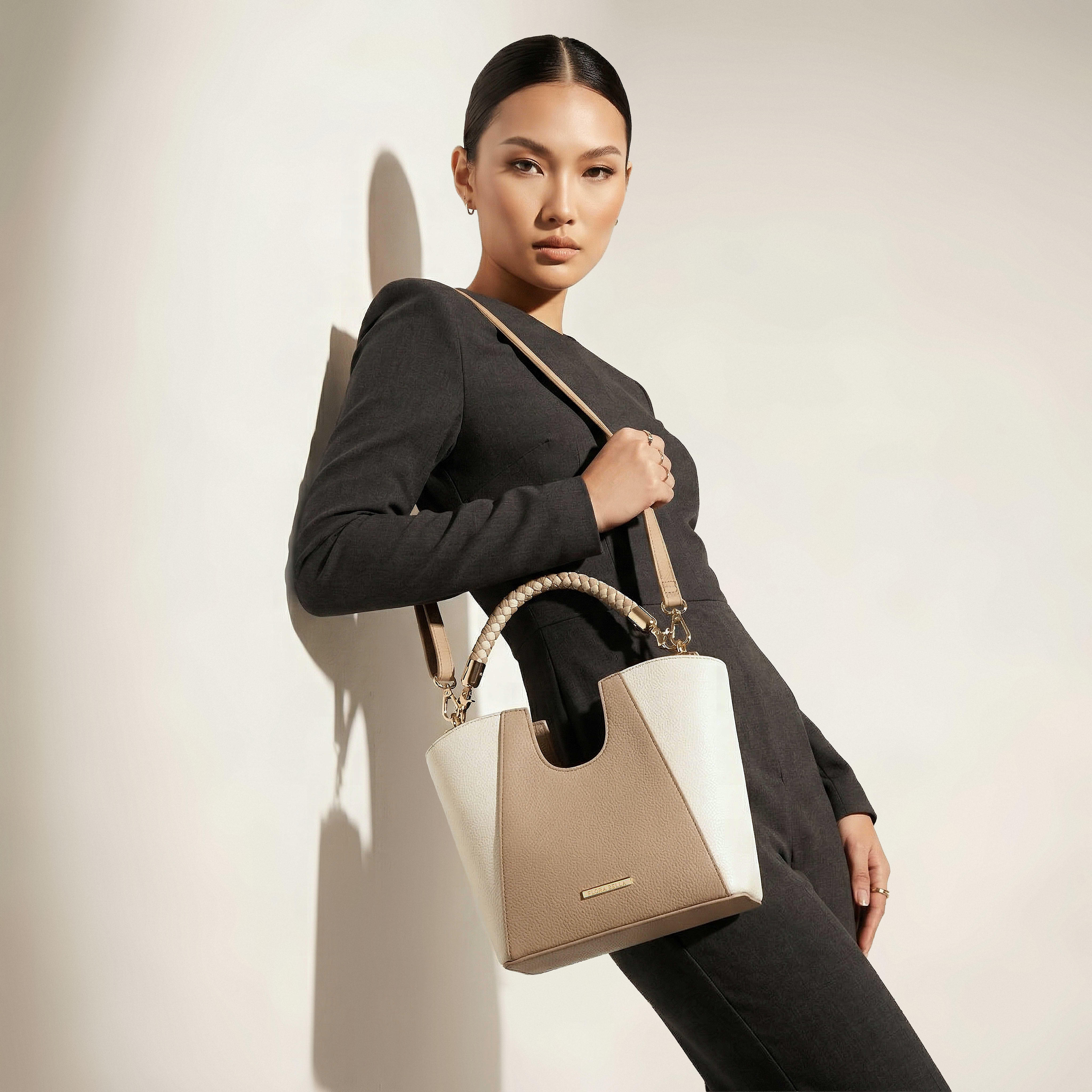 شنطة ساتشيل بارزة الملمس بمقبض مجدول من فلورا بيلا-women-bagsandwallets-handbags-image-8