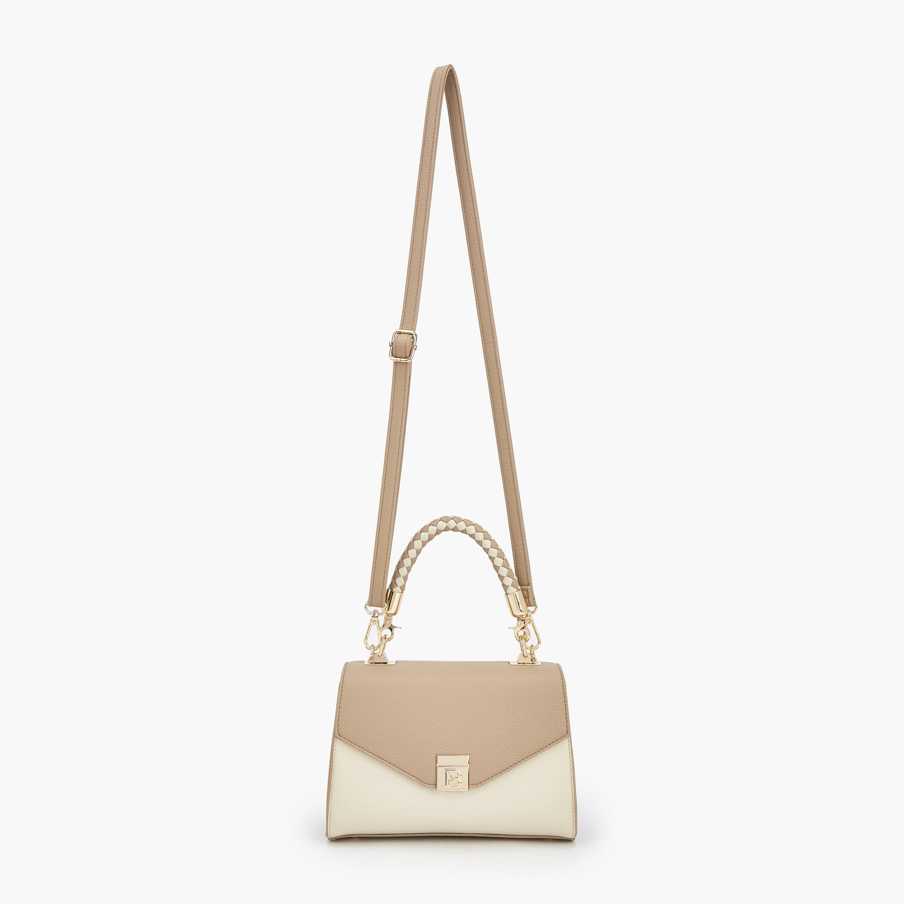 شنطة ساتشيل بارزة الملمس بحزام قابل للفصل من فلورا بيلا-women-bagsandwallets-handbags-image-3