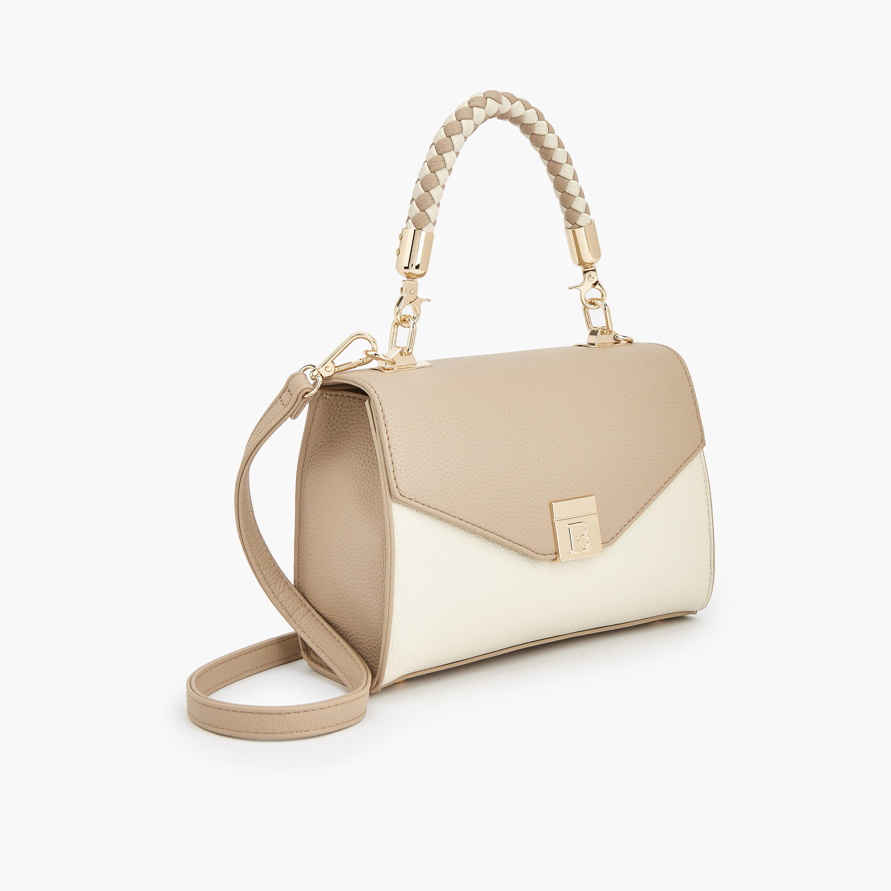 شنطة ساتشيل بارزة الملمس بحزام قابل للفصل من فلورا بيلا-women-bagsandwallets-handbags-image-5