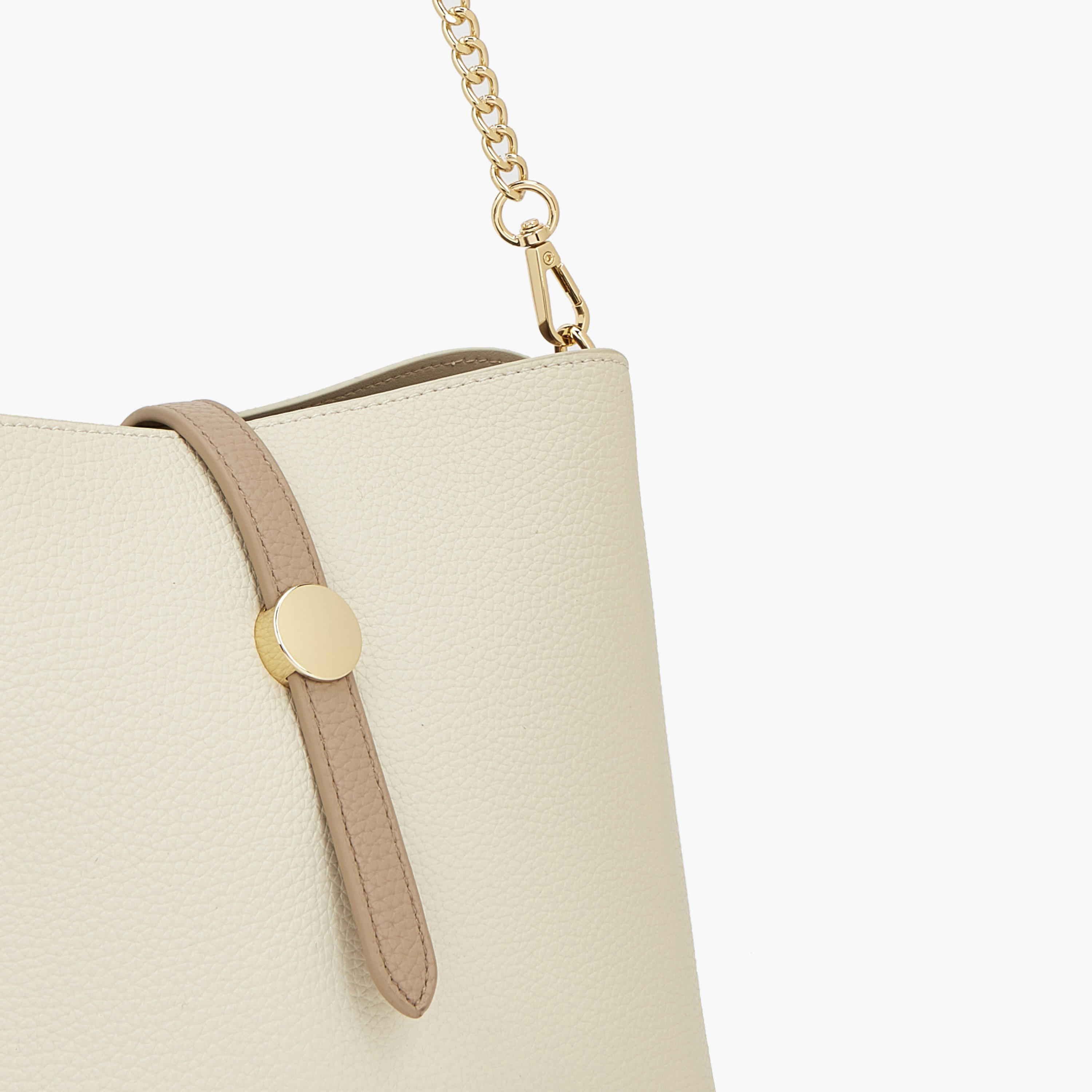 شنطة دلو سادة بحزام كتف قابل للفصل من فلورا بيلا-women-bagsandwallets-handbags-image-5