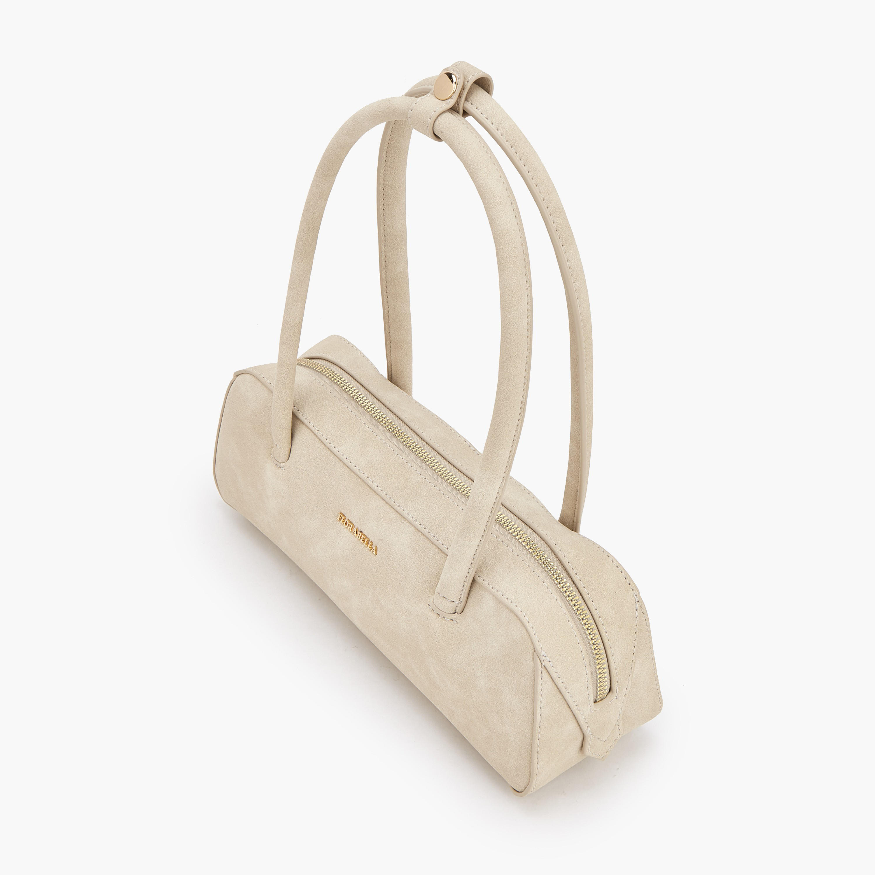 Flora Bella Solid Shoulder Bag with Zip Closure-women-bagsandwallets-handbags-image-5