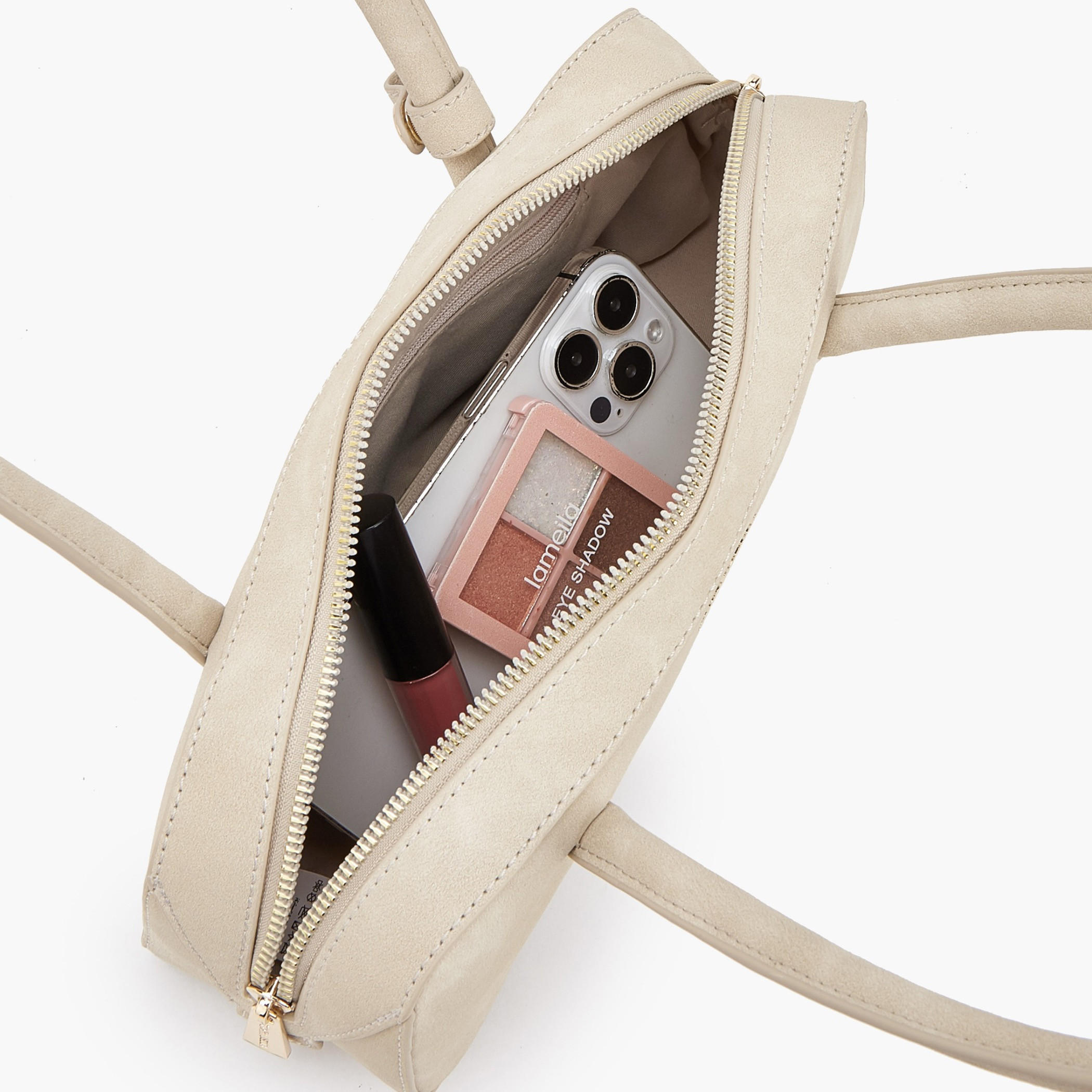 Flora Bella Solid Shoulder Bag with Zip Closure-women-bagsandwallets-handbags-image-7