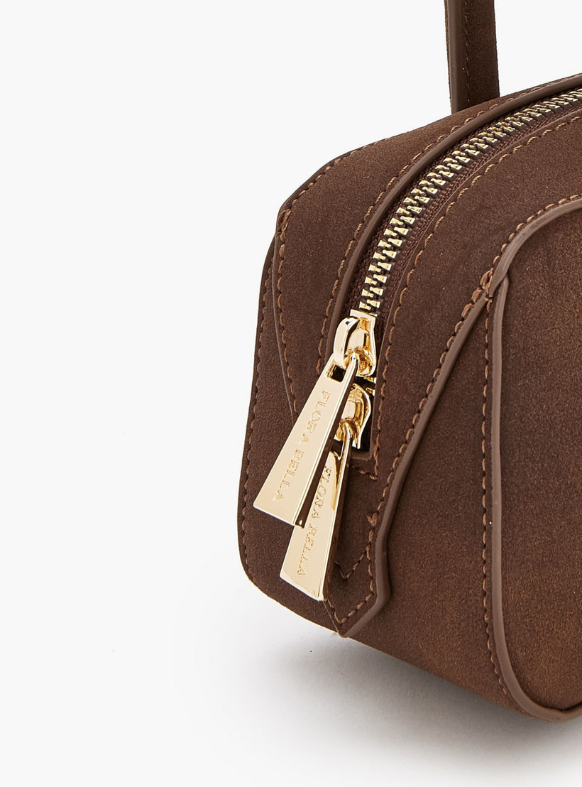 Flora Bella Solid Shoulder Bag with Zip Closure-women-bagsandwallets-handbags-image-3